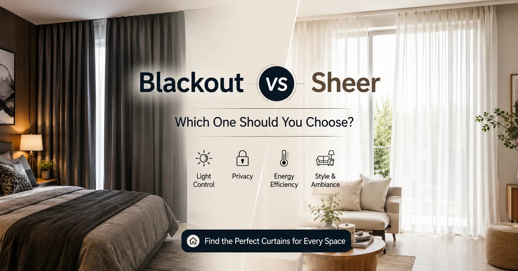 Sheer Curtains vs Blackout Curtains: Which Is Best for Your Home in 2026?