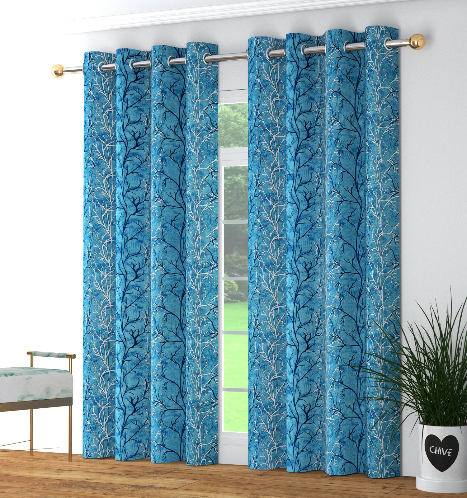 Surbhi super star print curtains