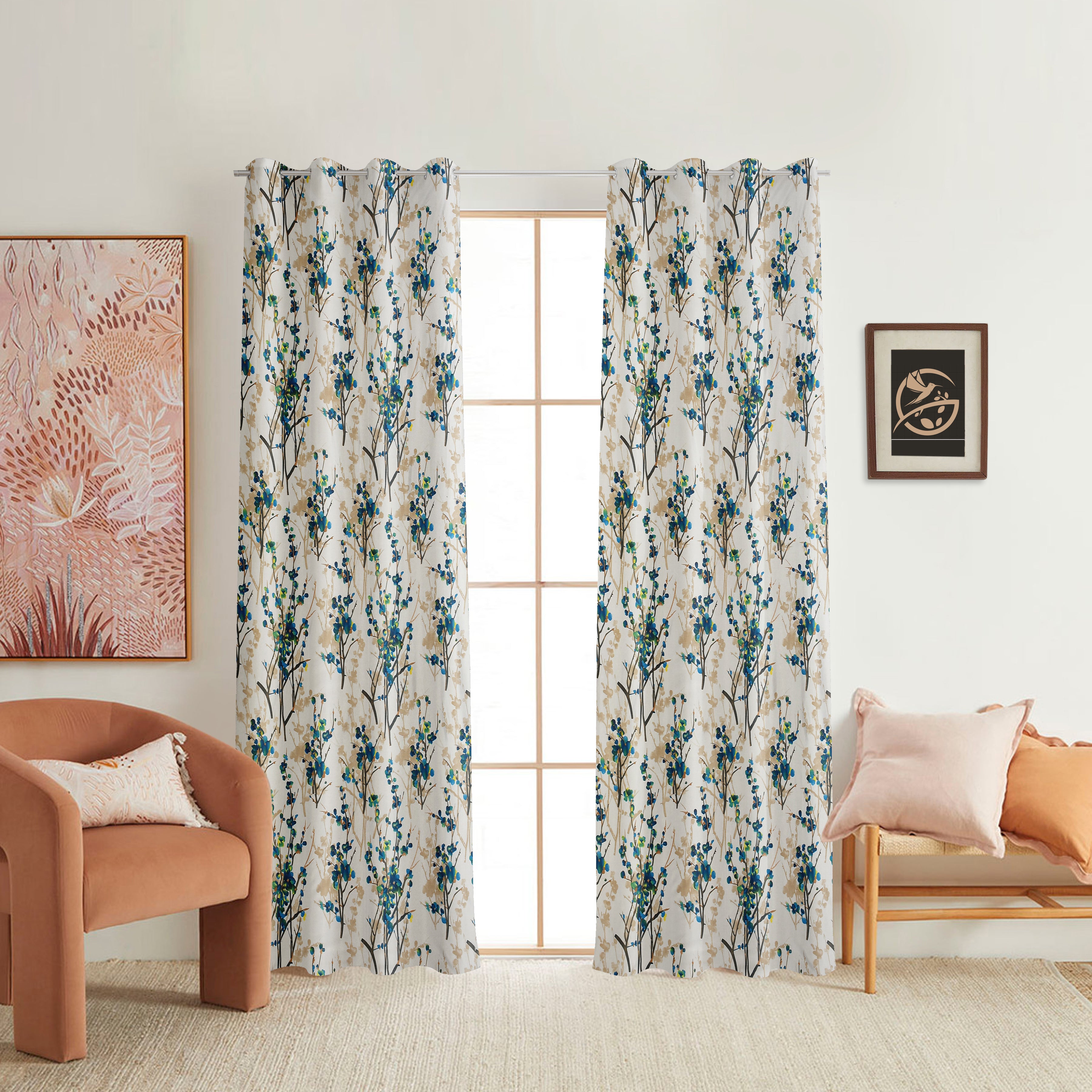 Surbhi Tulsi print curtains