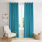 Aqua Urban (V) velvet fabric by The Digital Kart, close-up of soft, luxurious aqua-colored velvet material with rich texture.