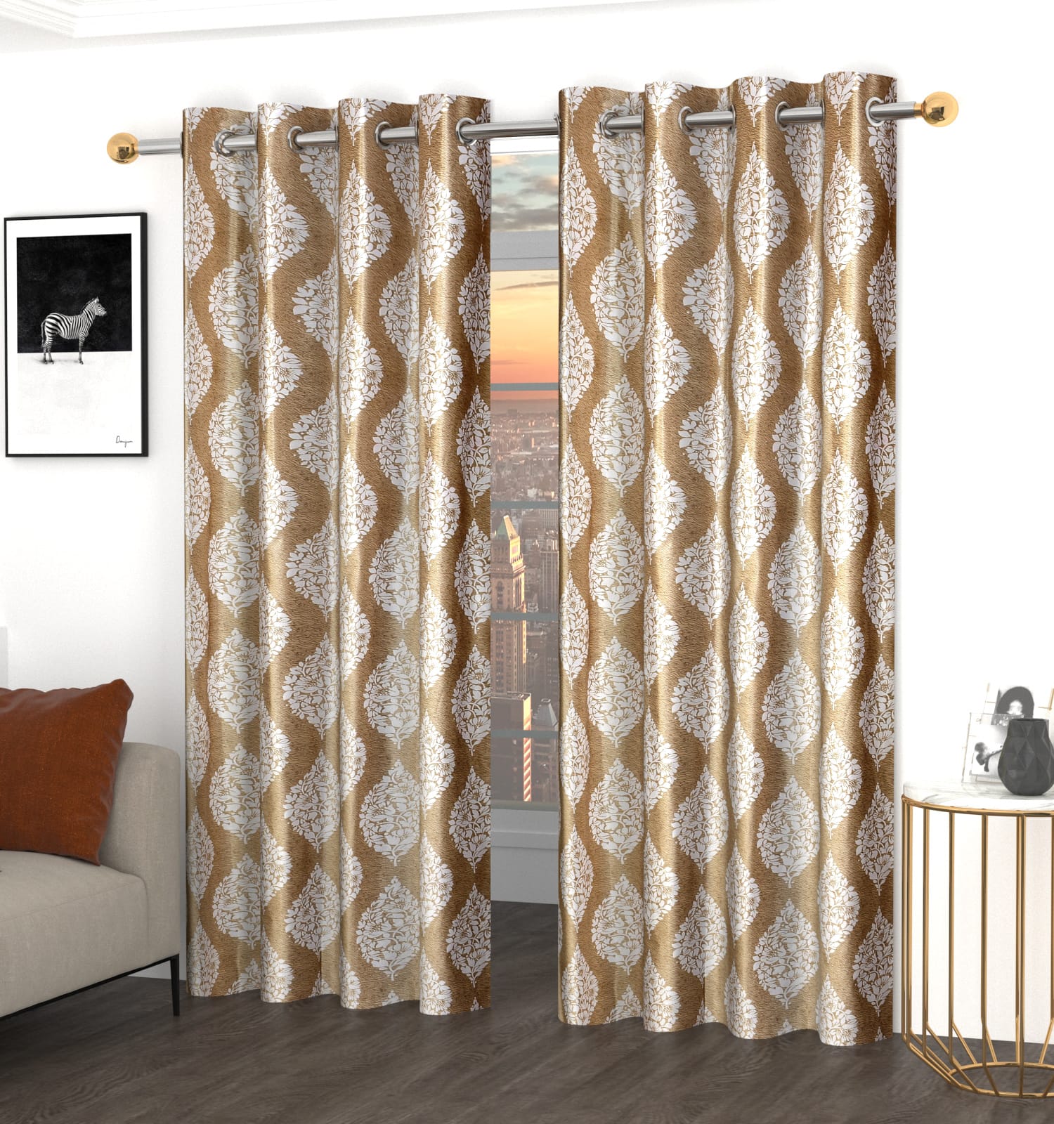 Surbhi Dmass print curtains