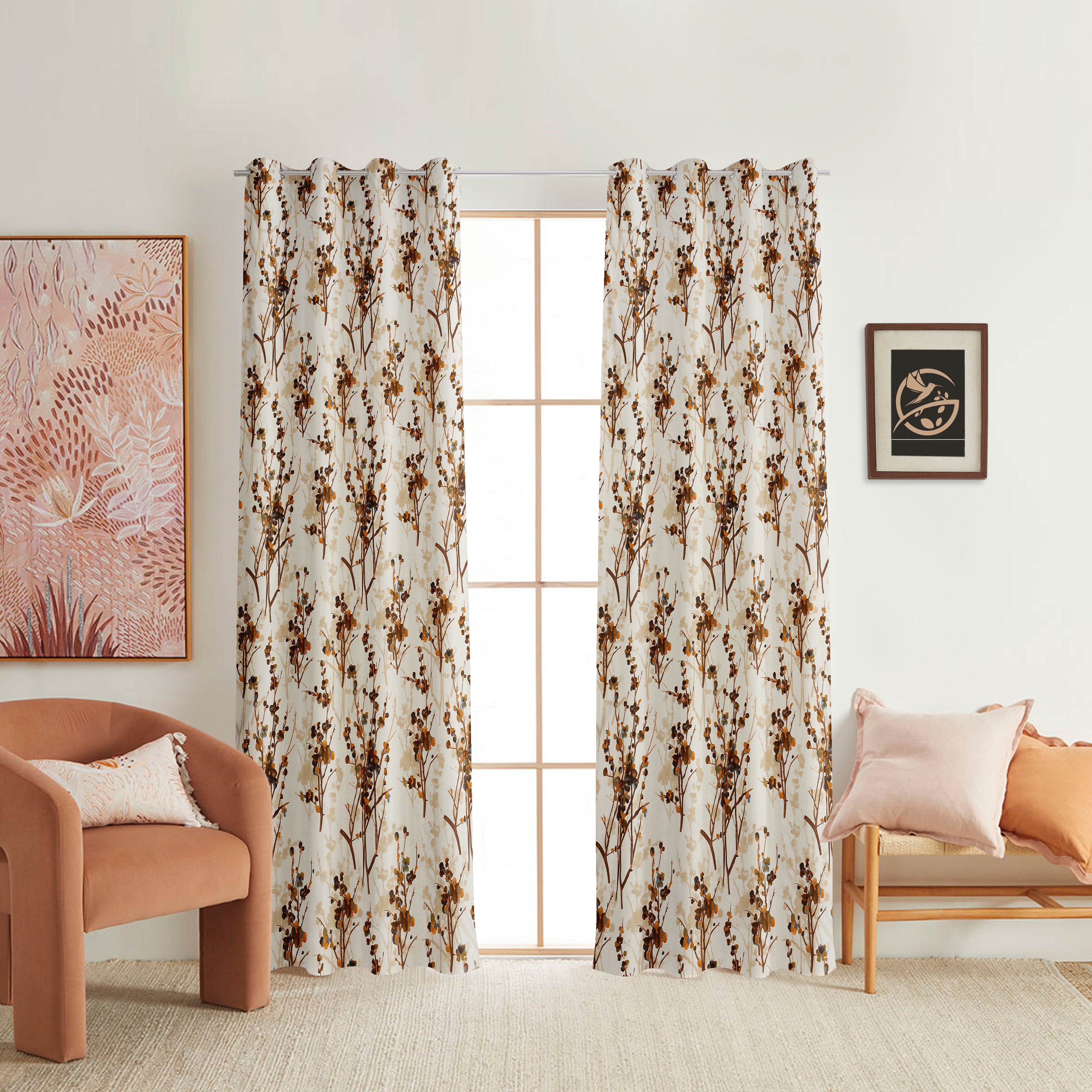 Surbhi Tulsi print curtains