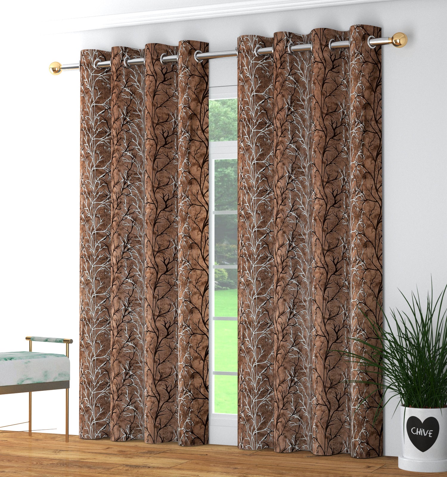 Surbhi super star print curtains