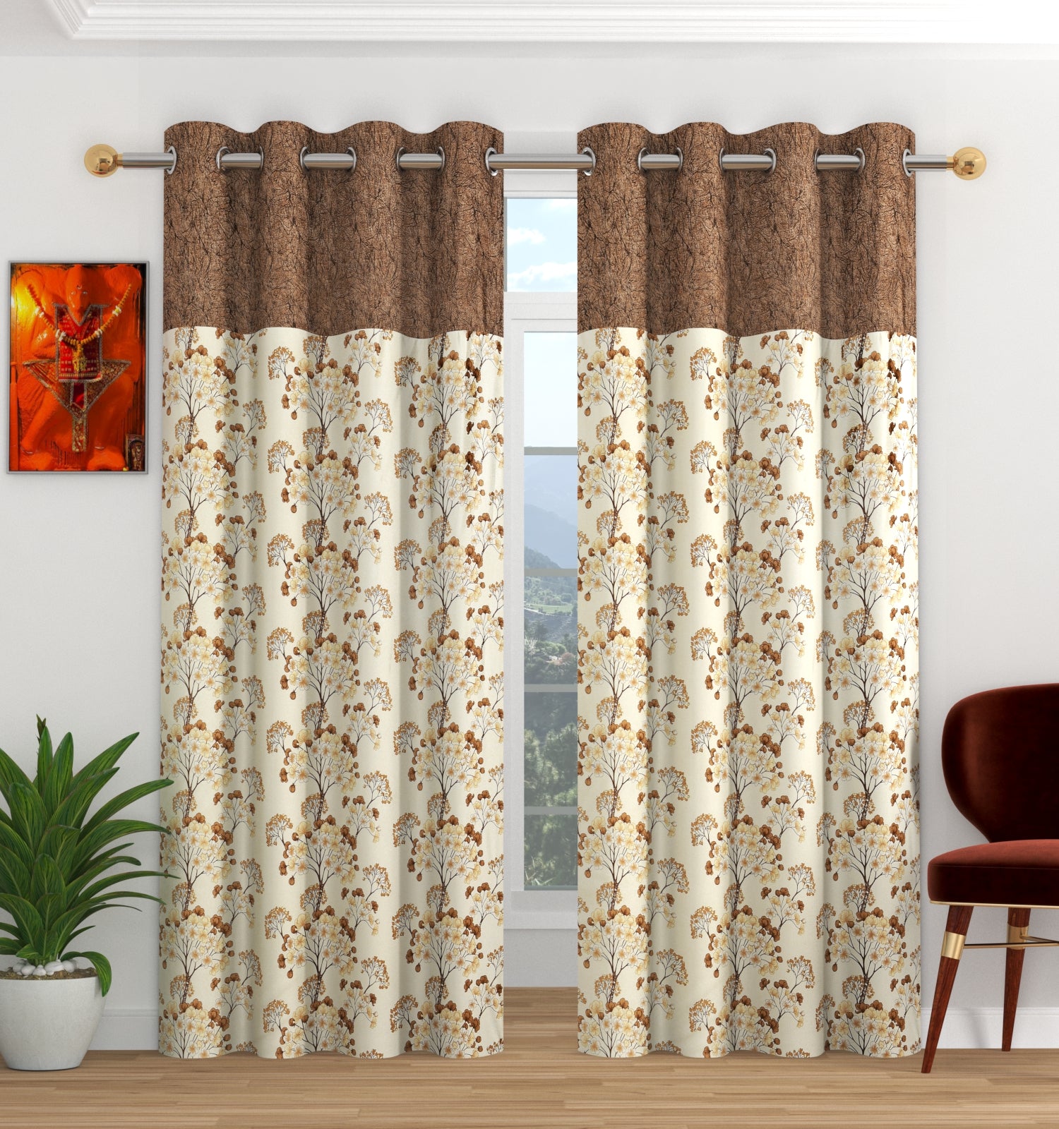 Camrin Patch (Rainbow umbrella) Curtains