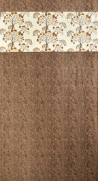 Coffee-colored Camrin patch with umbrella design, perfect for curtains, from The Digital Kart.
