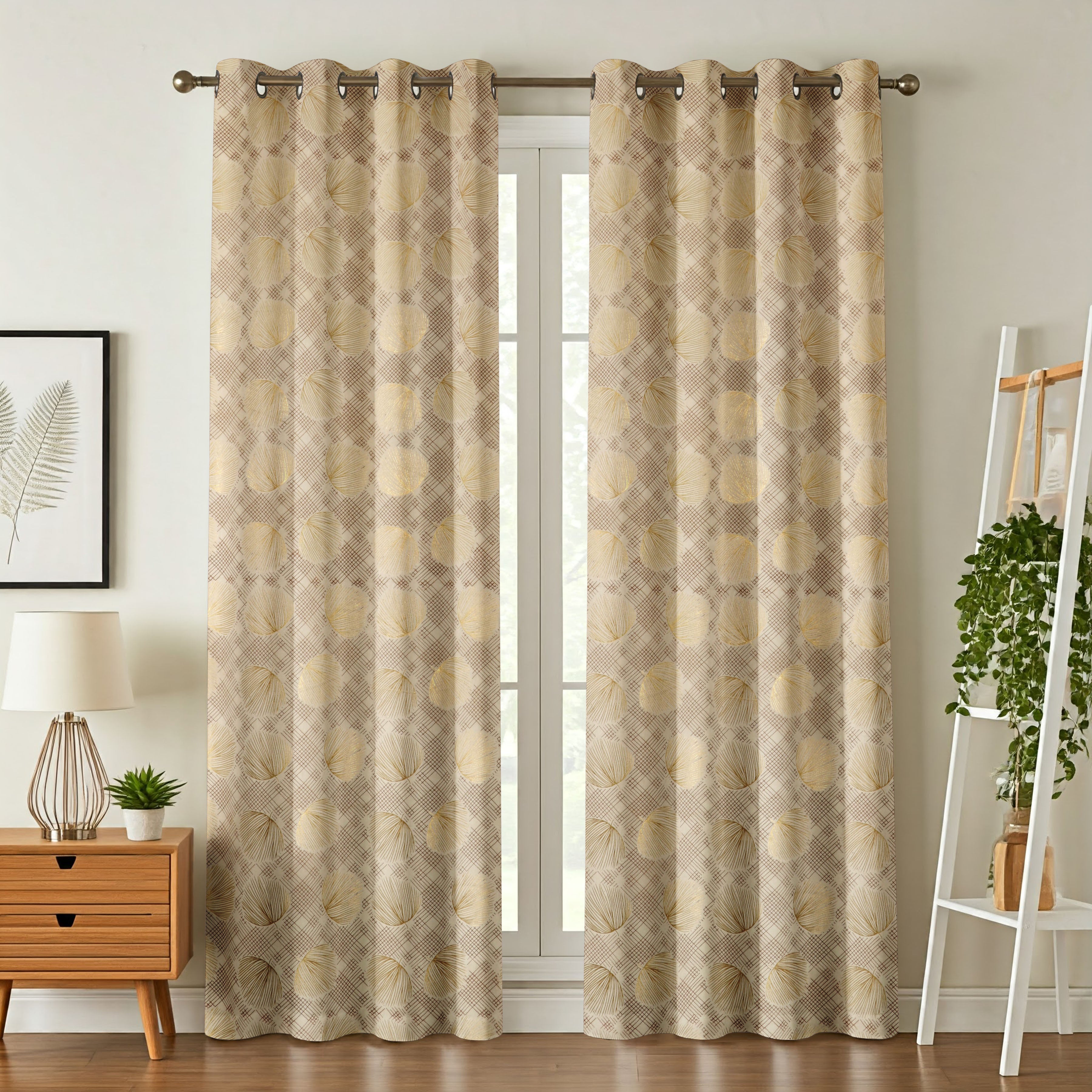 Multifoil Velvet peepal Patta Curtains