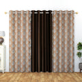 Meta print 4 combo ( 3 pcs ) curtains