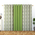 Meta print 2 combo (3 pcs ) curtains