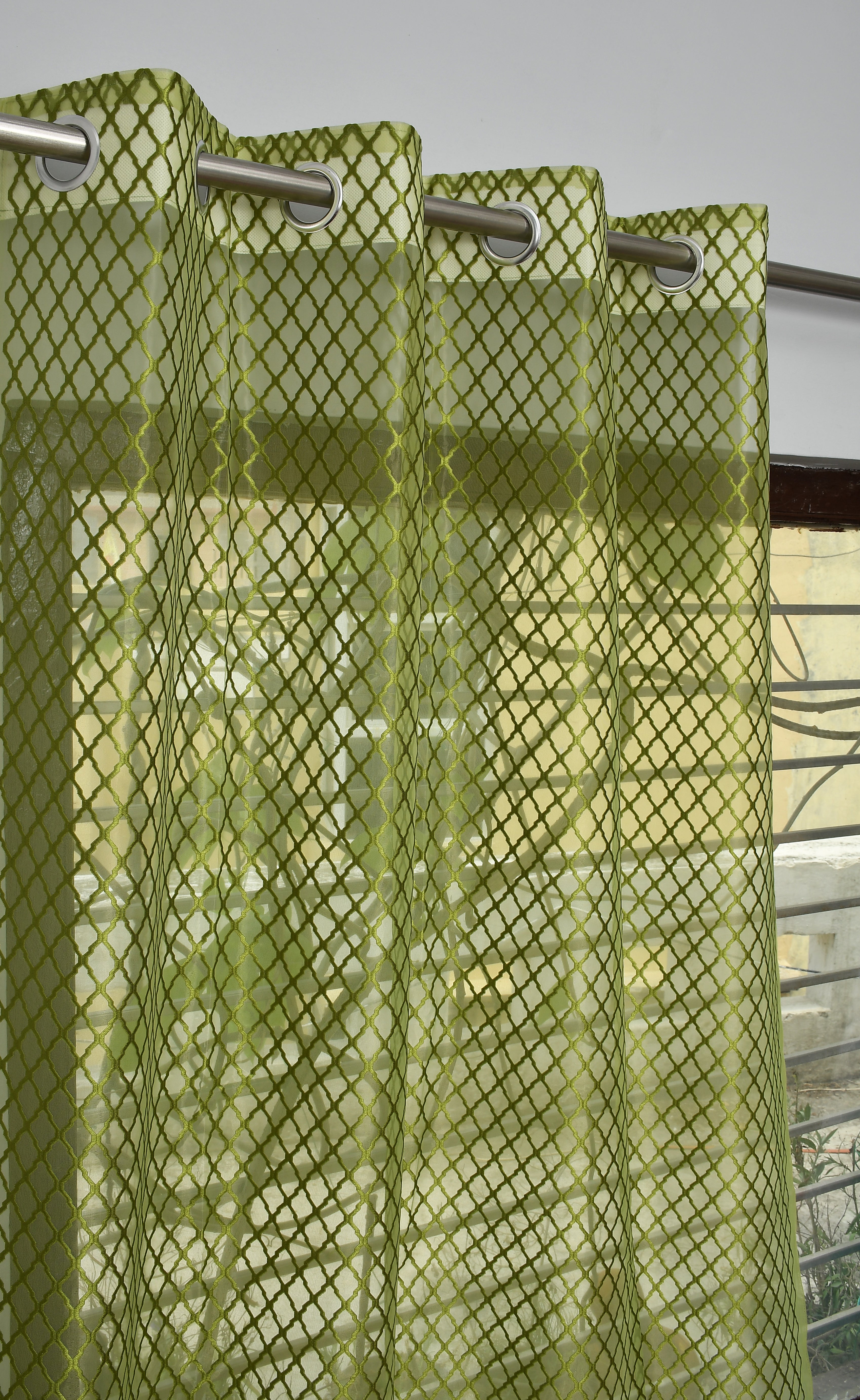 Cross Net curtains