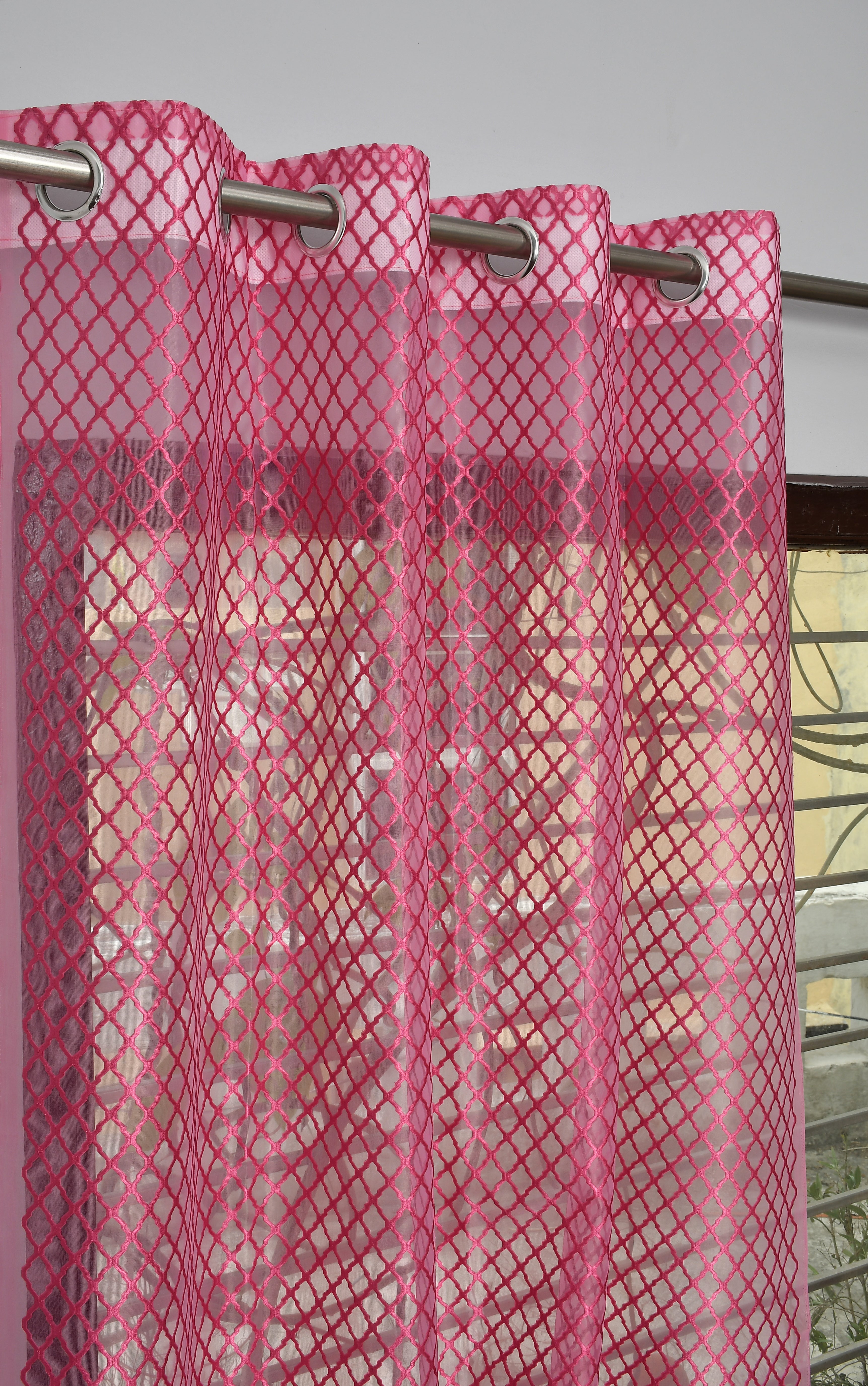 Cross Net curtains