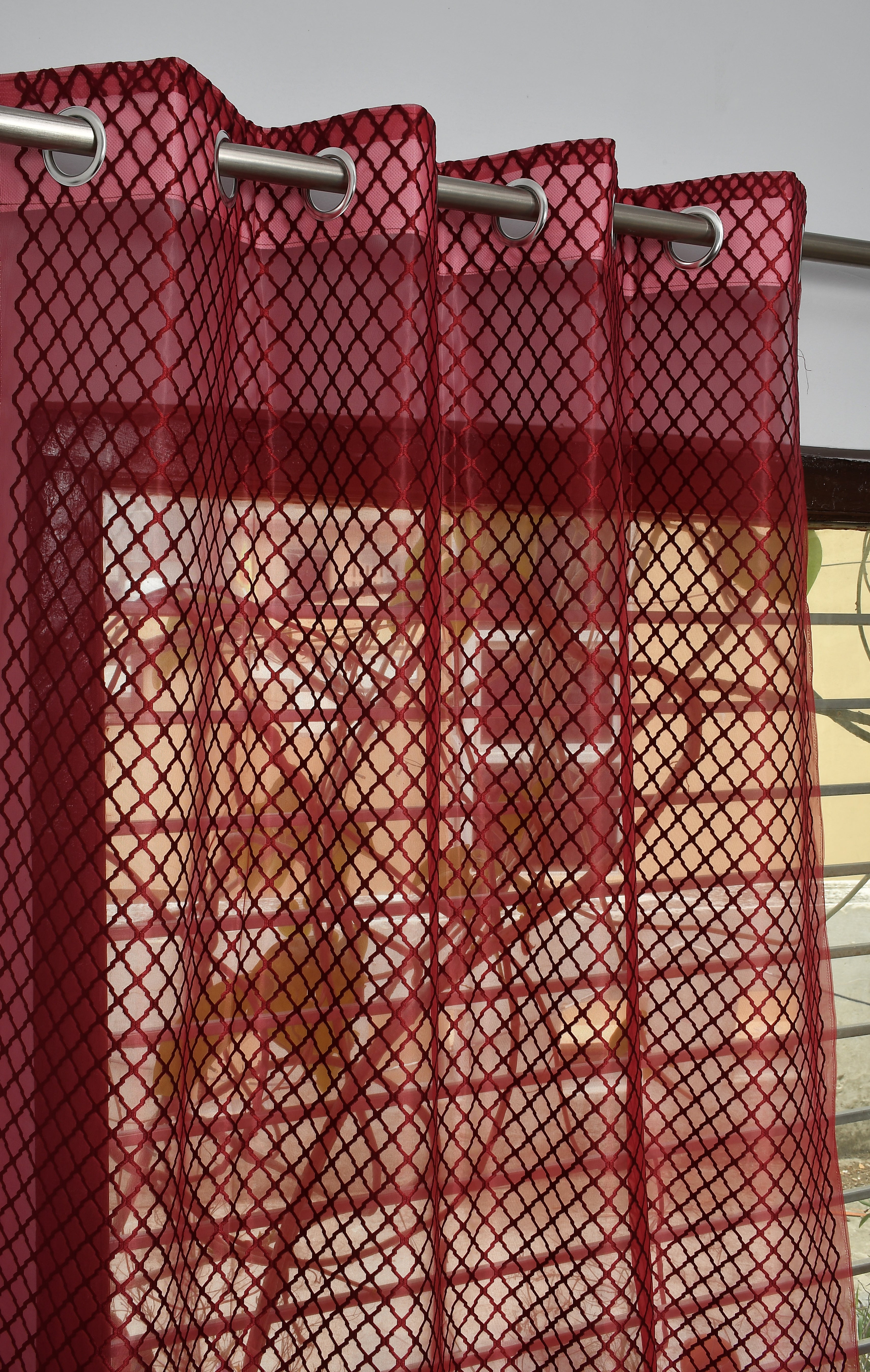 Cross Net curtains