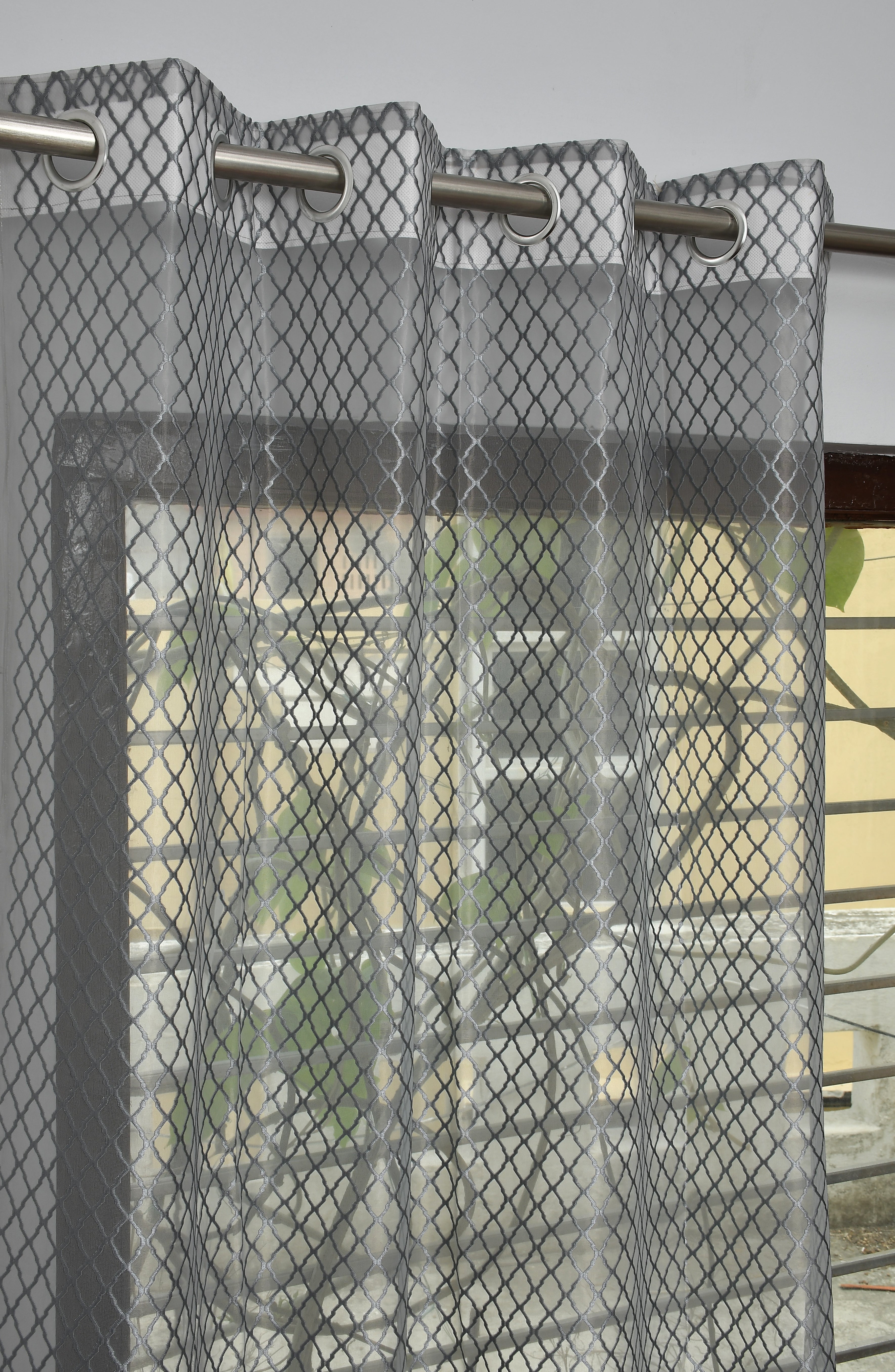 Cross Net curtains