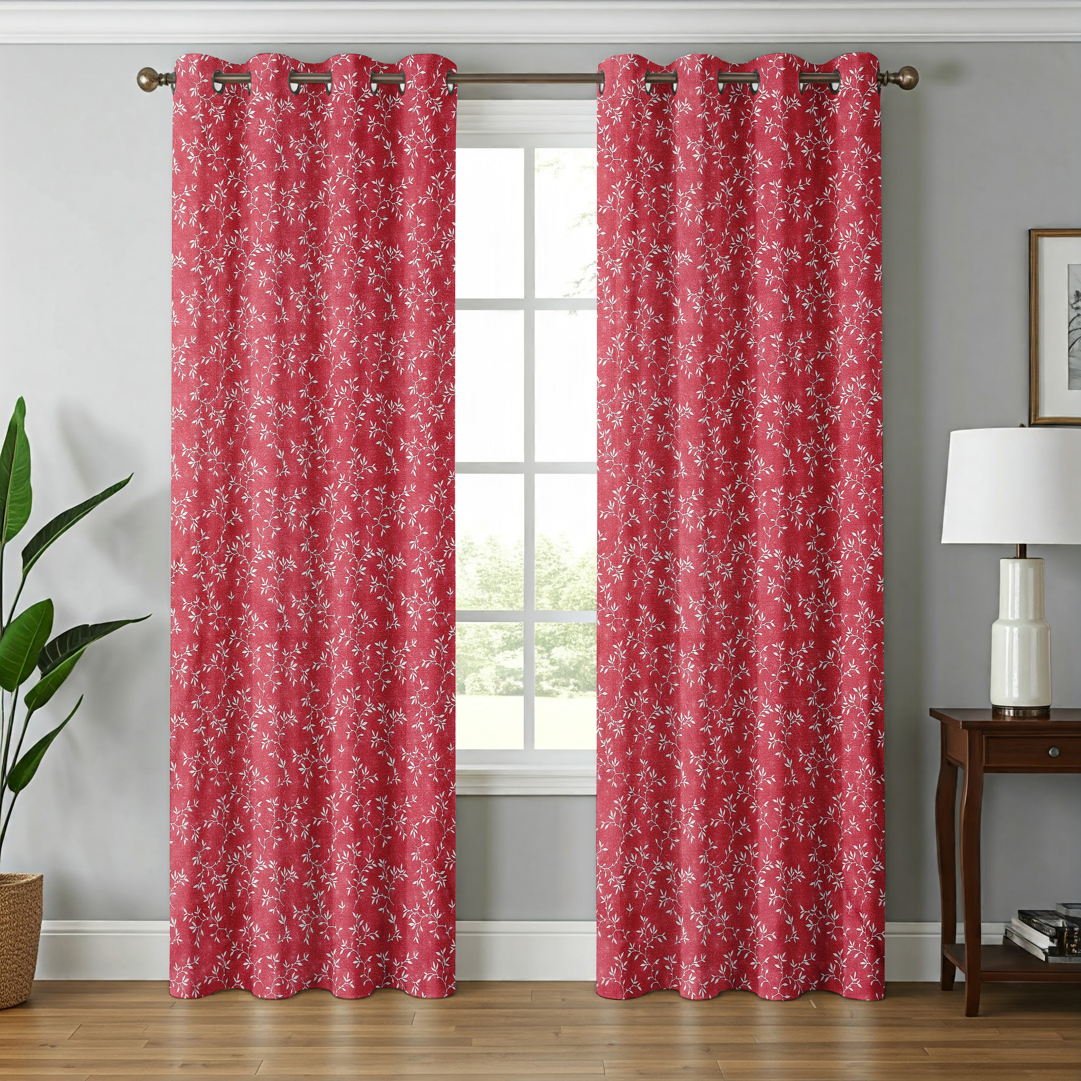 Surbhi Neem patti print curtains