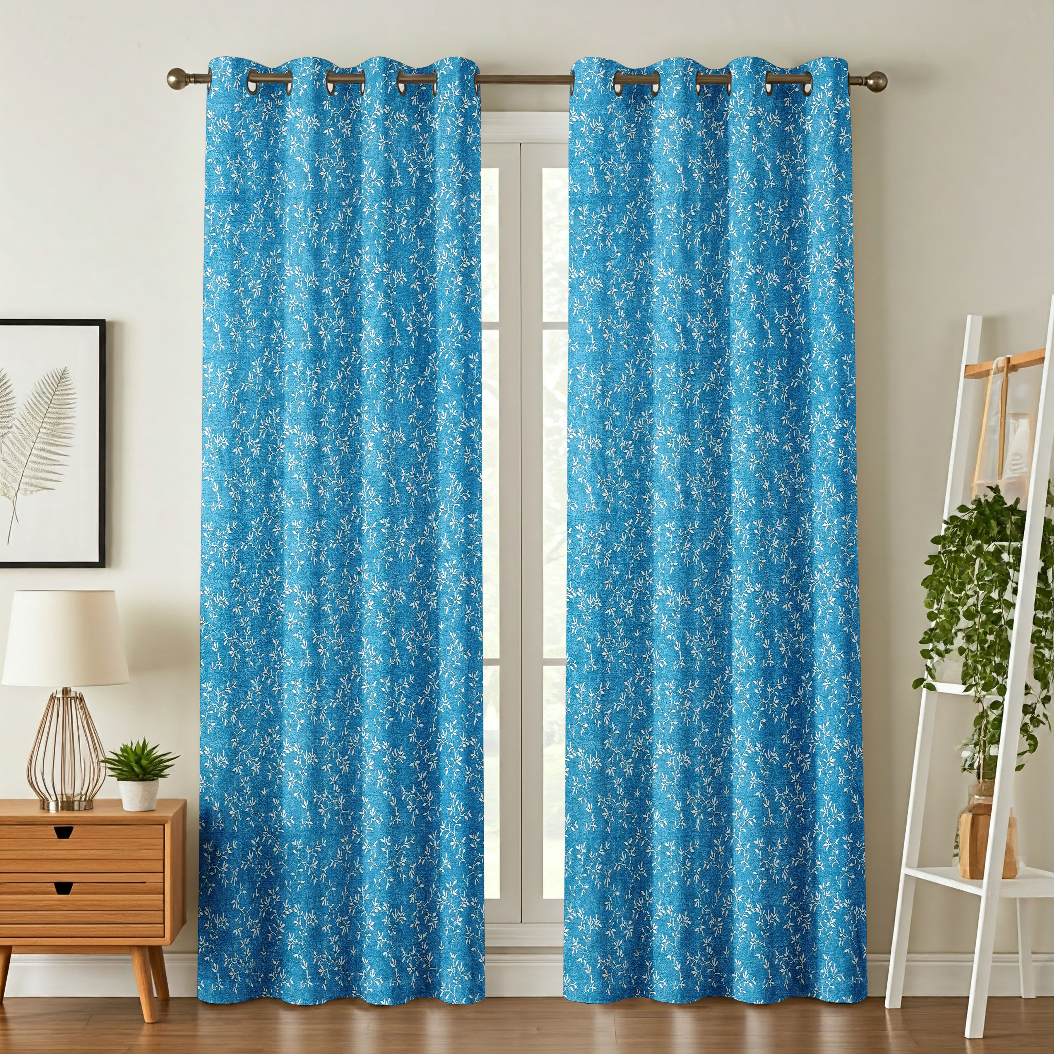 Surbhi Neem patti print curtains
