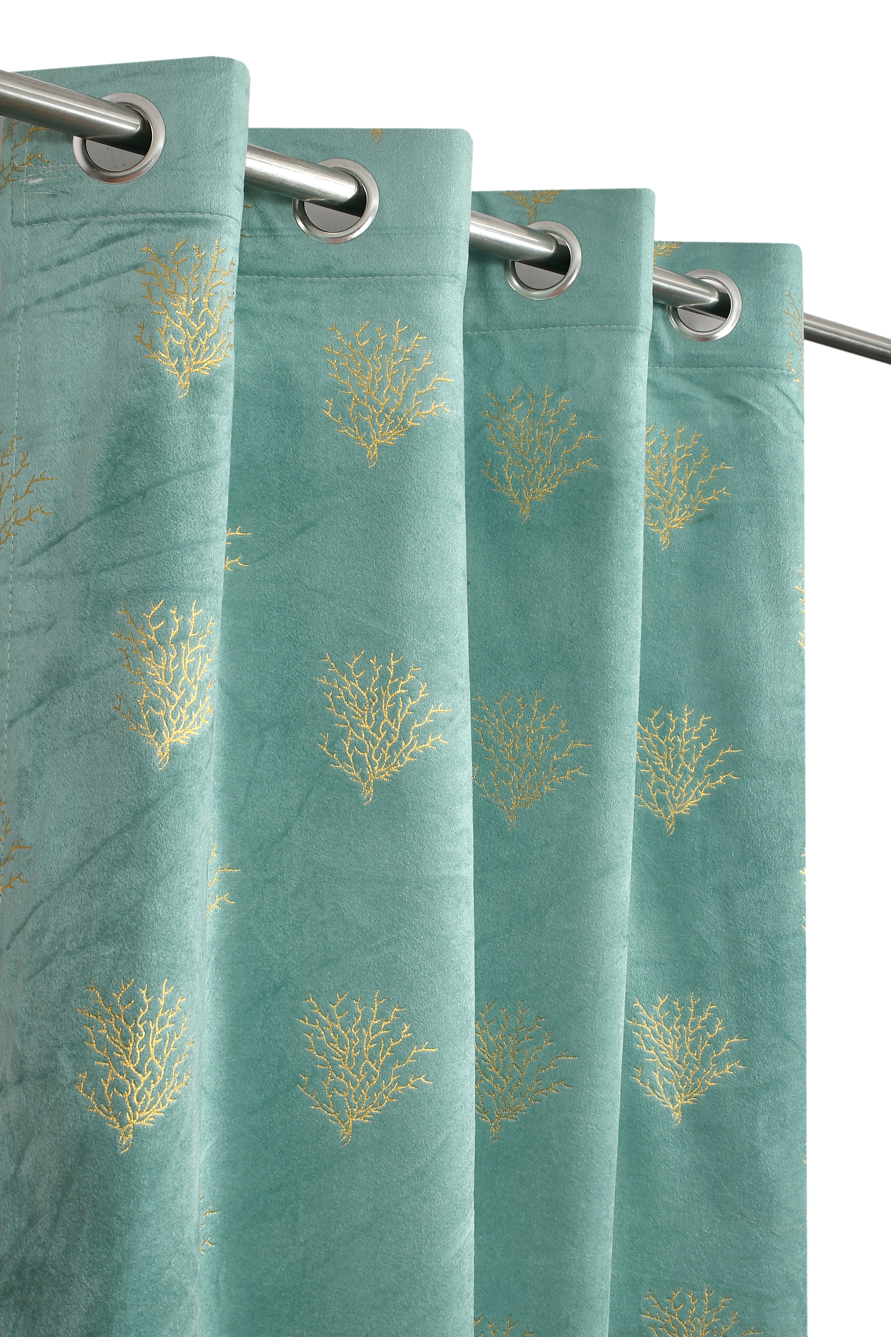 Velvet Curtains With Regal Foil