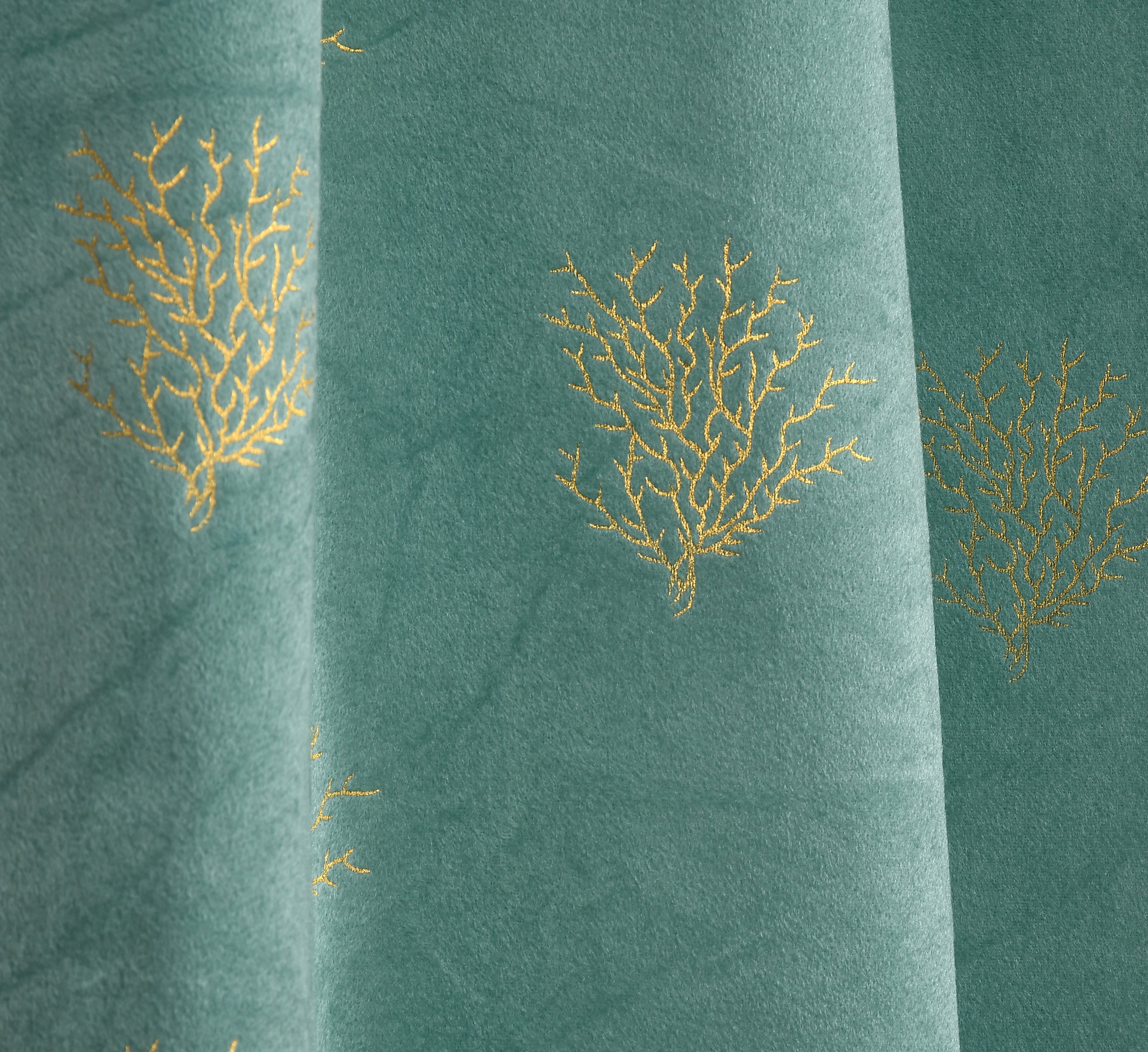 Velvet Curtains With Regal Foil