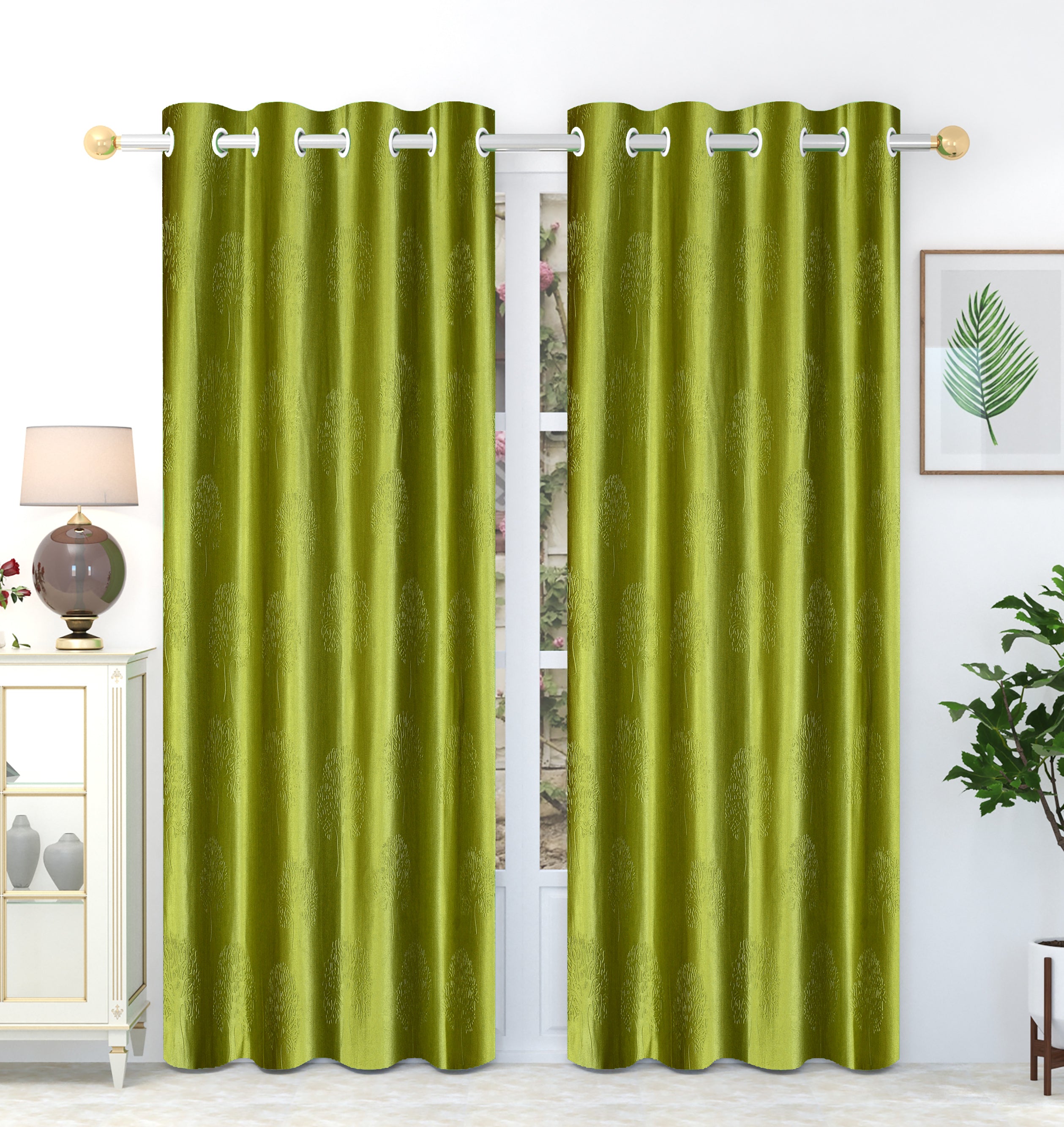 Tree punch curtains