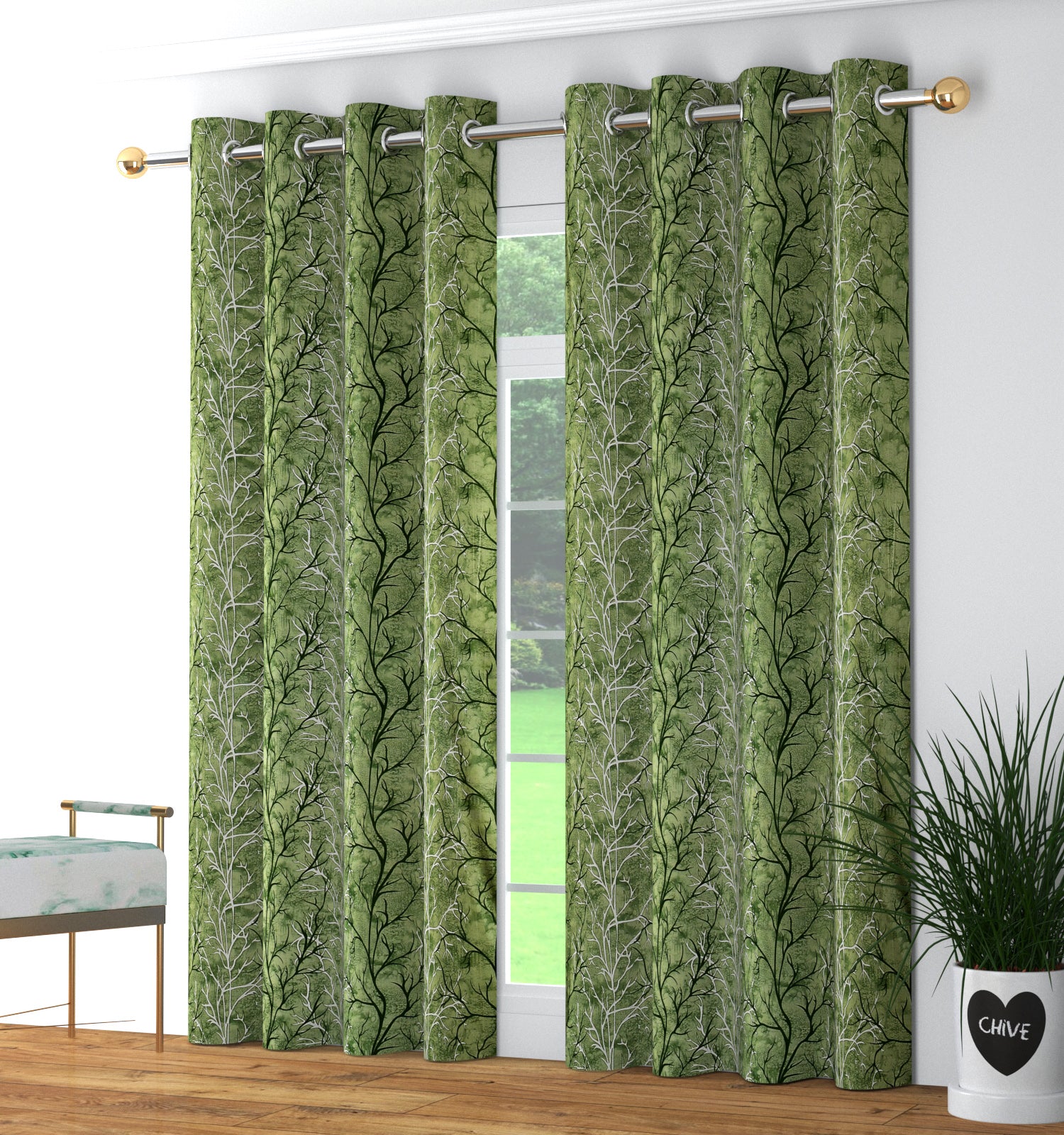 Surbhi super star print curtains