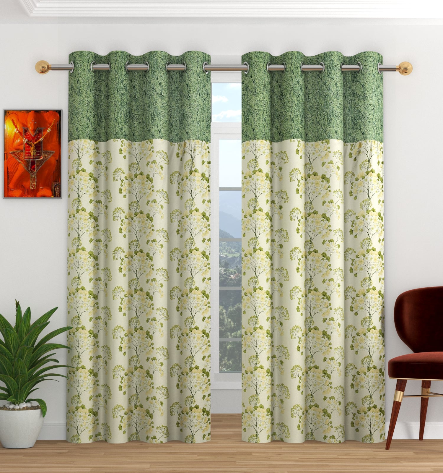 Camrin Patch (Rainbow umbrella) Curtains