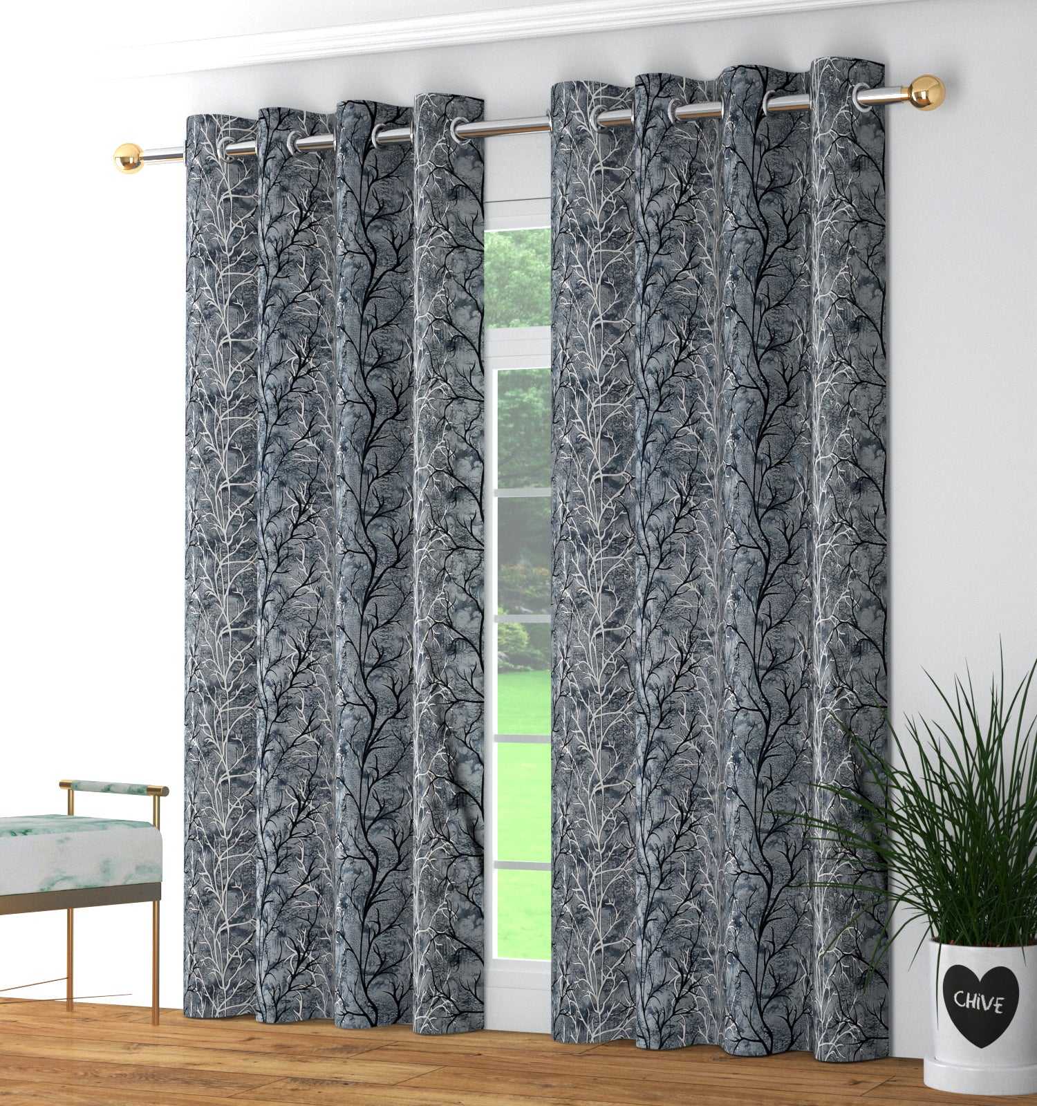 Surbhi super star print curtains