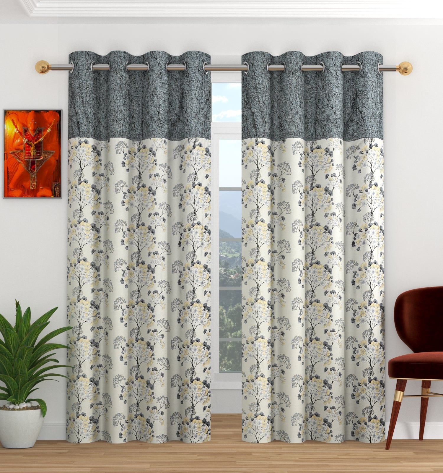 Camrin Patch (Rainbow umbrella) Curtains