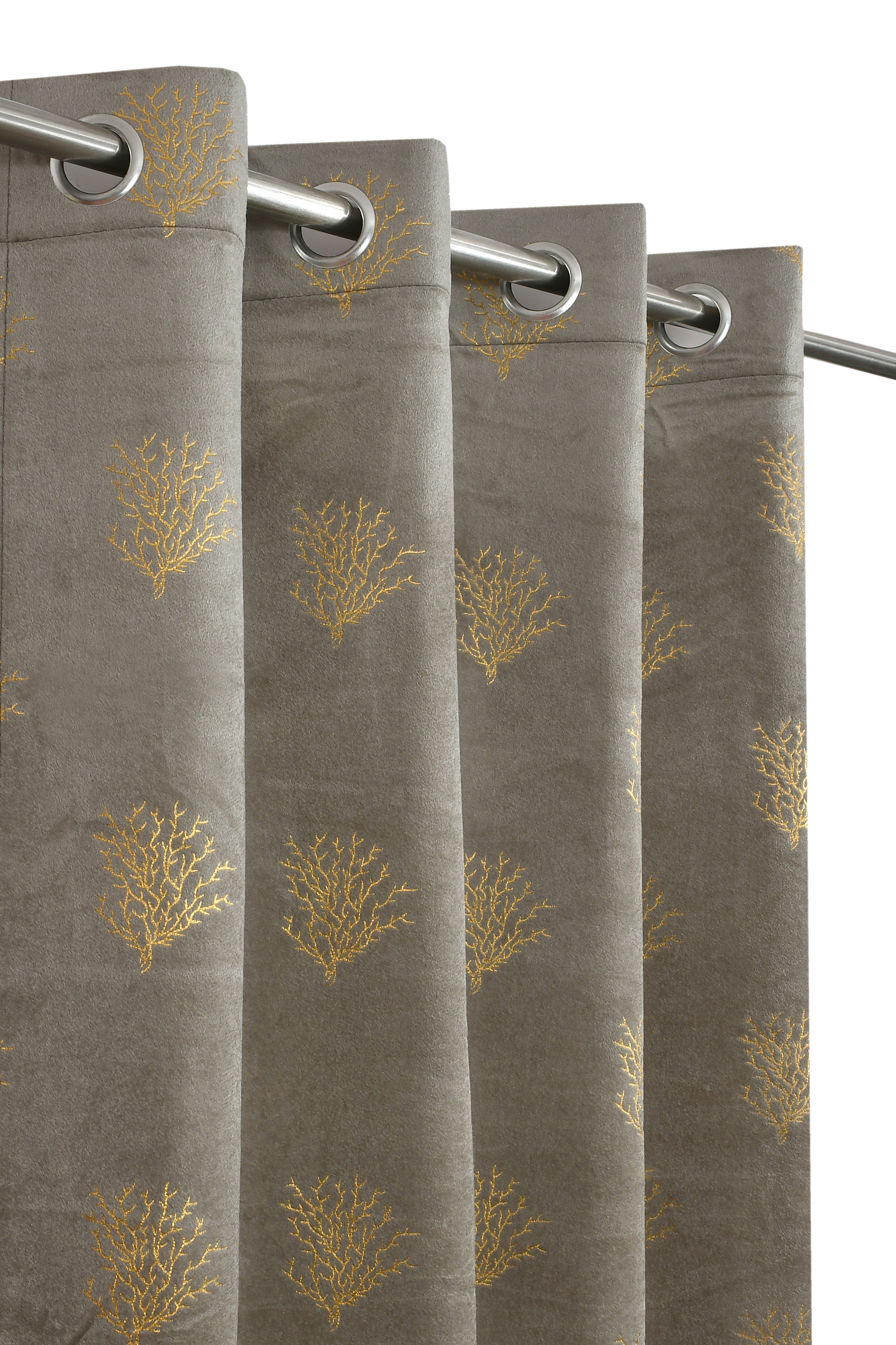 Velvet Curtains With Regal Foil