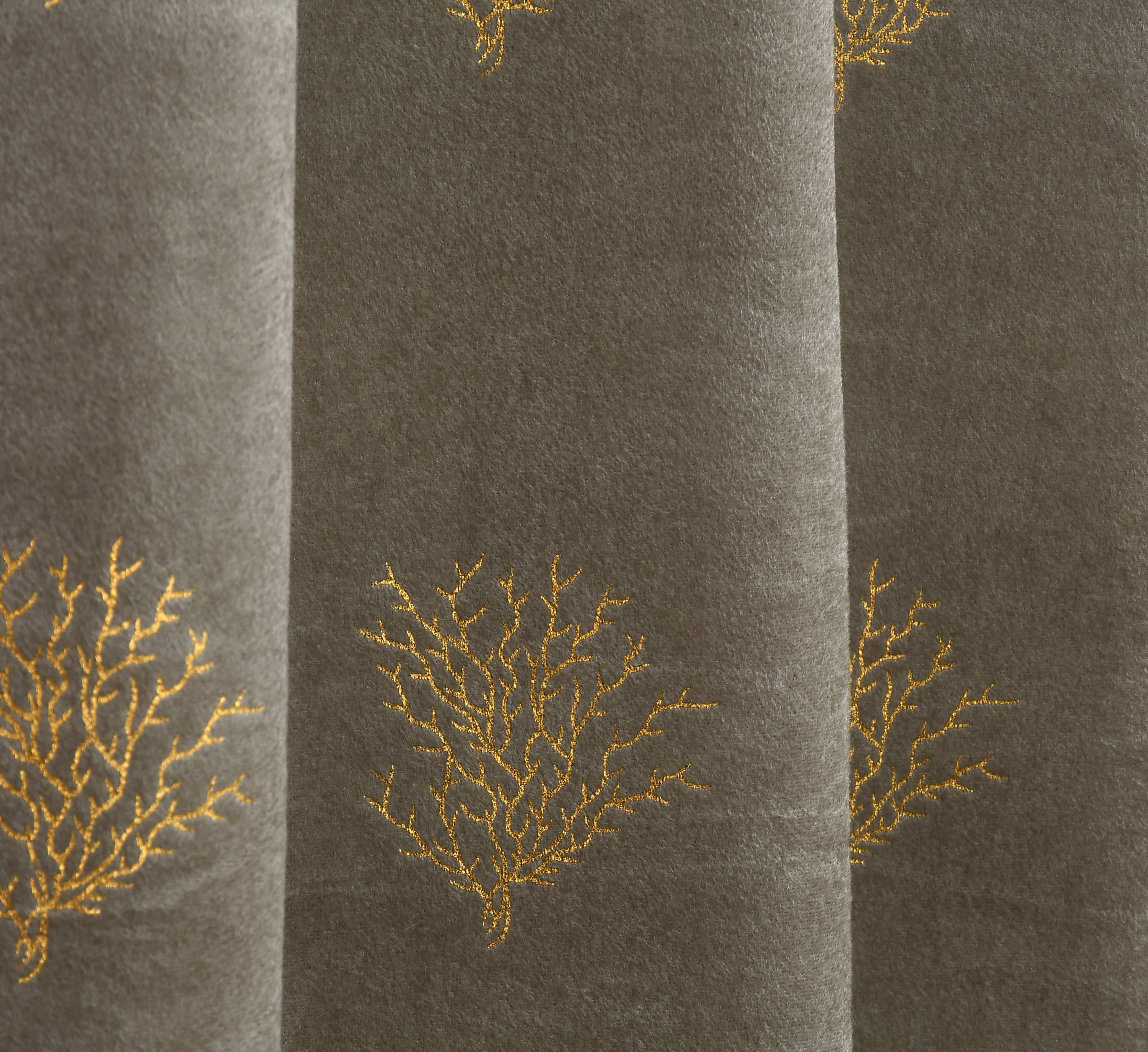Velvet Curtains With Regal Foil