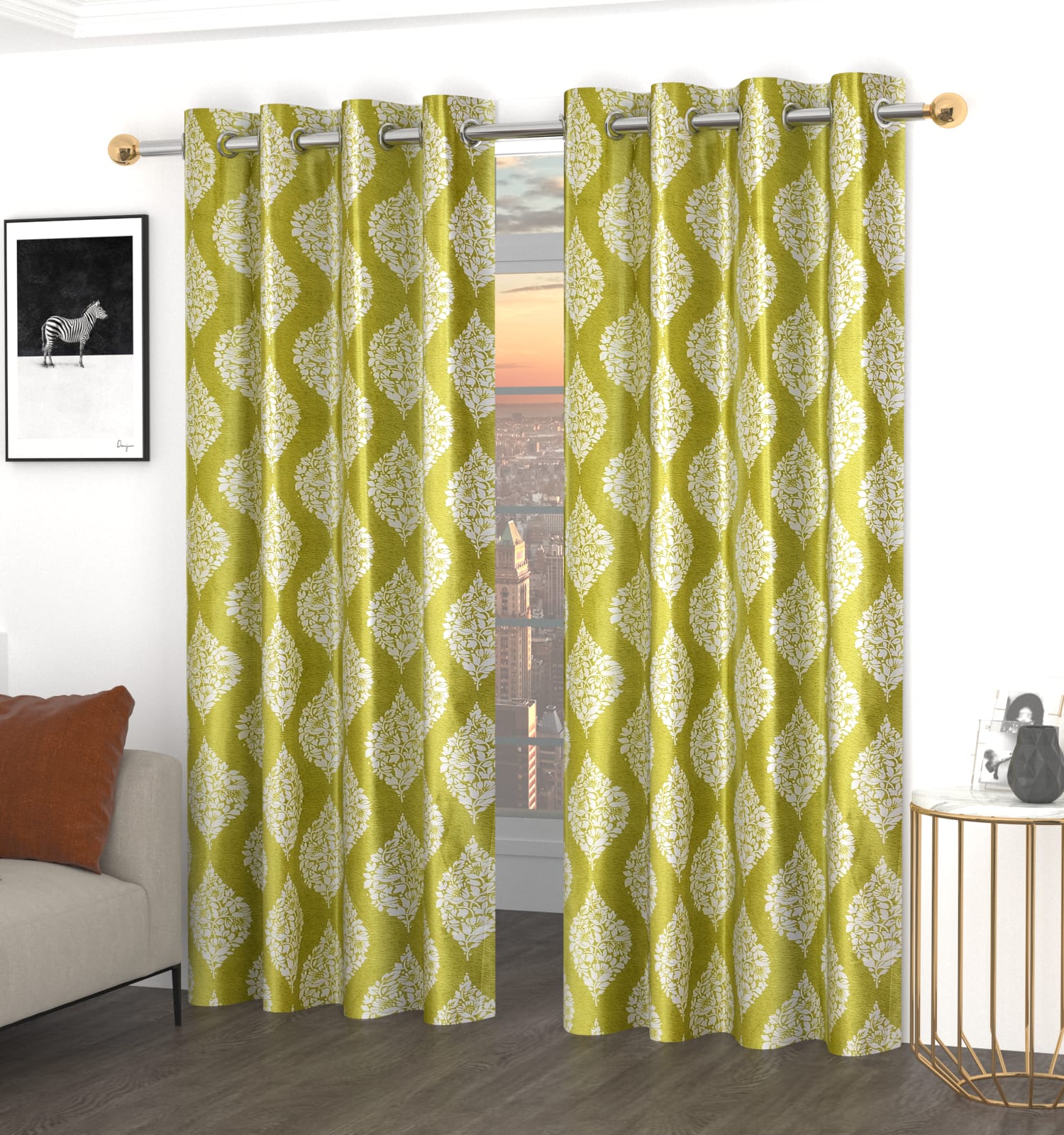 Surbhi Dmass print curtains