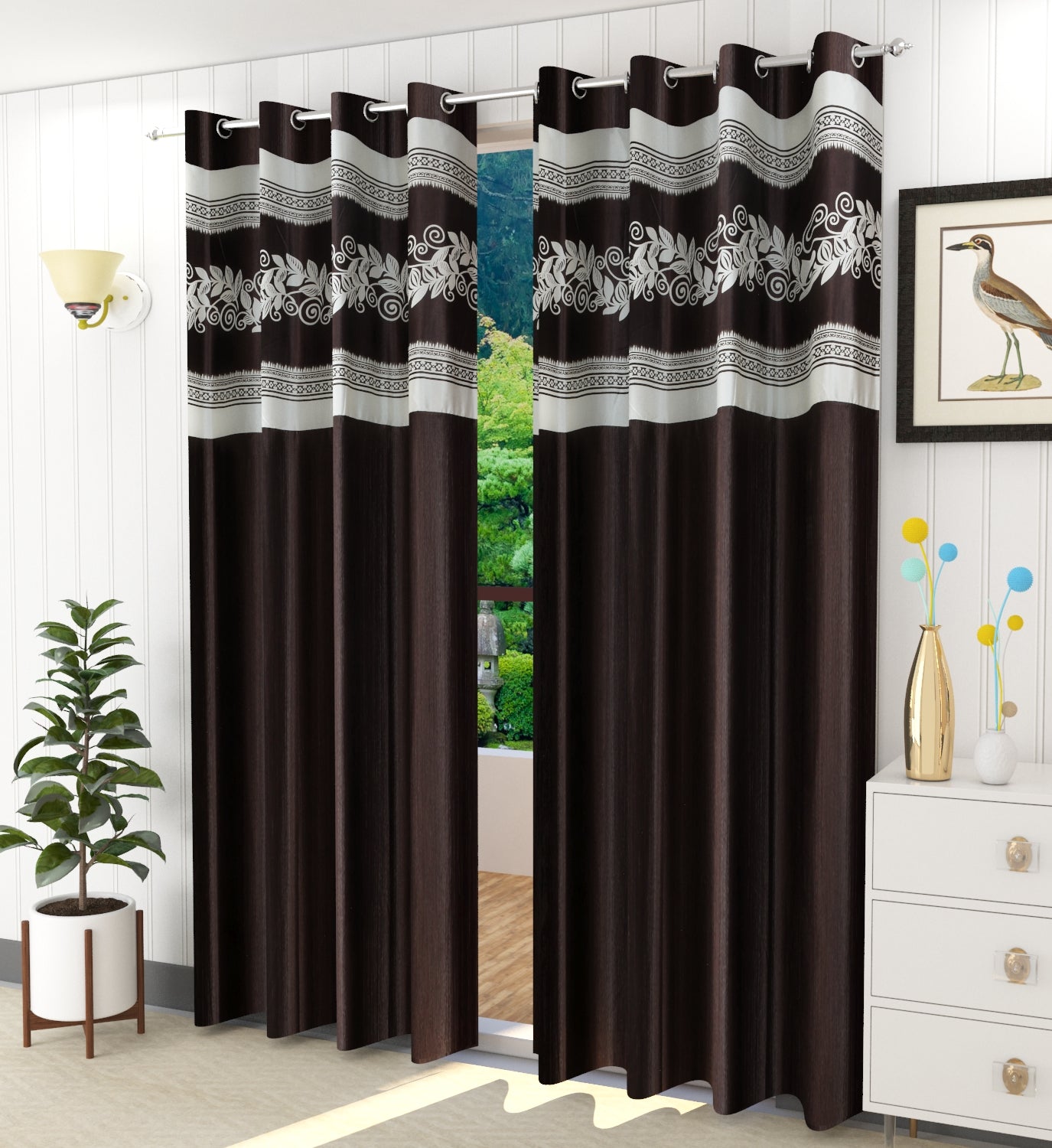 LC LEHAR PATCH CURTAINS