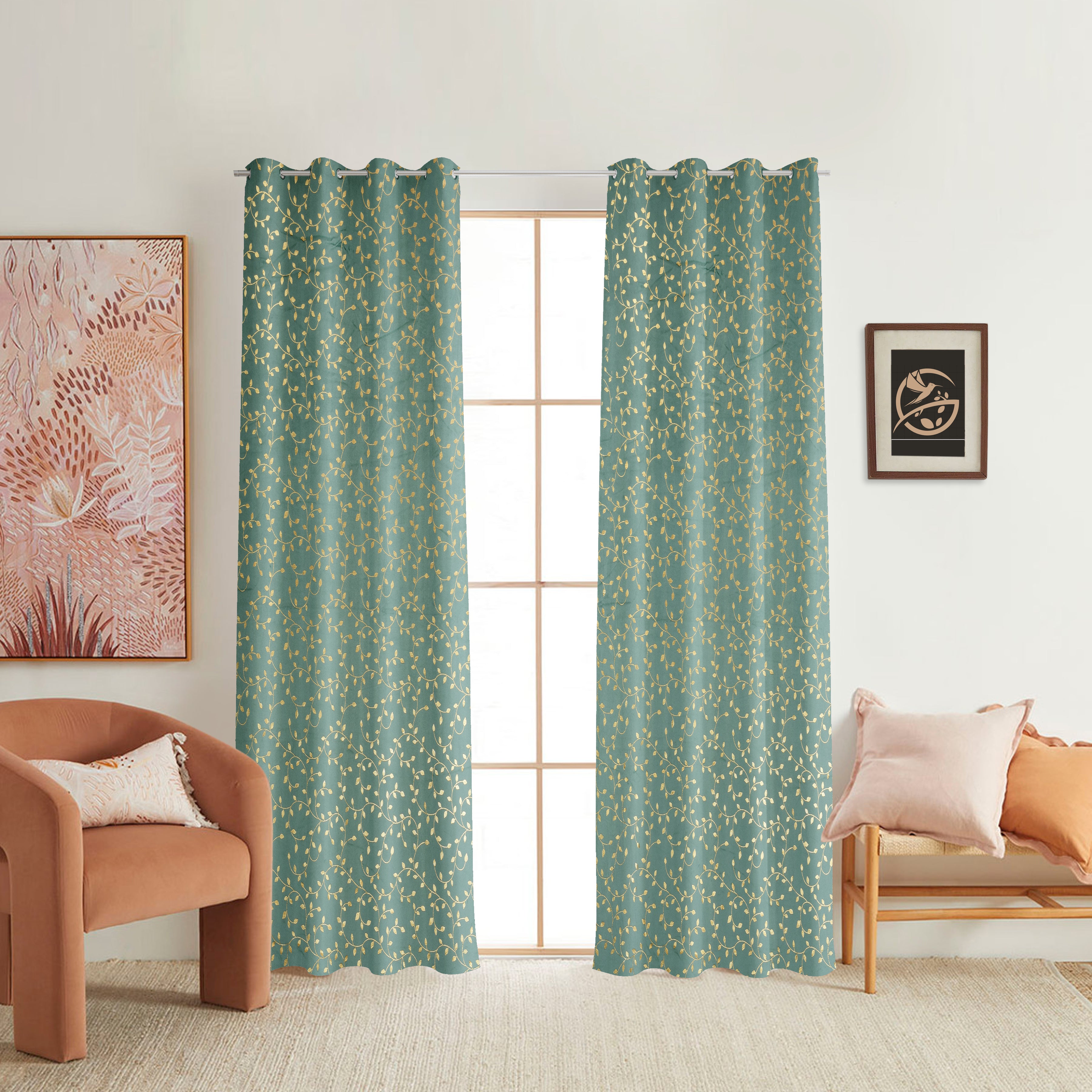 velvet curtains (Buti foil)