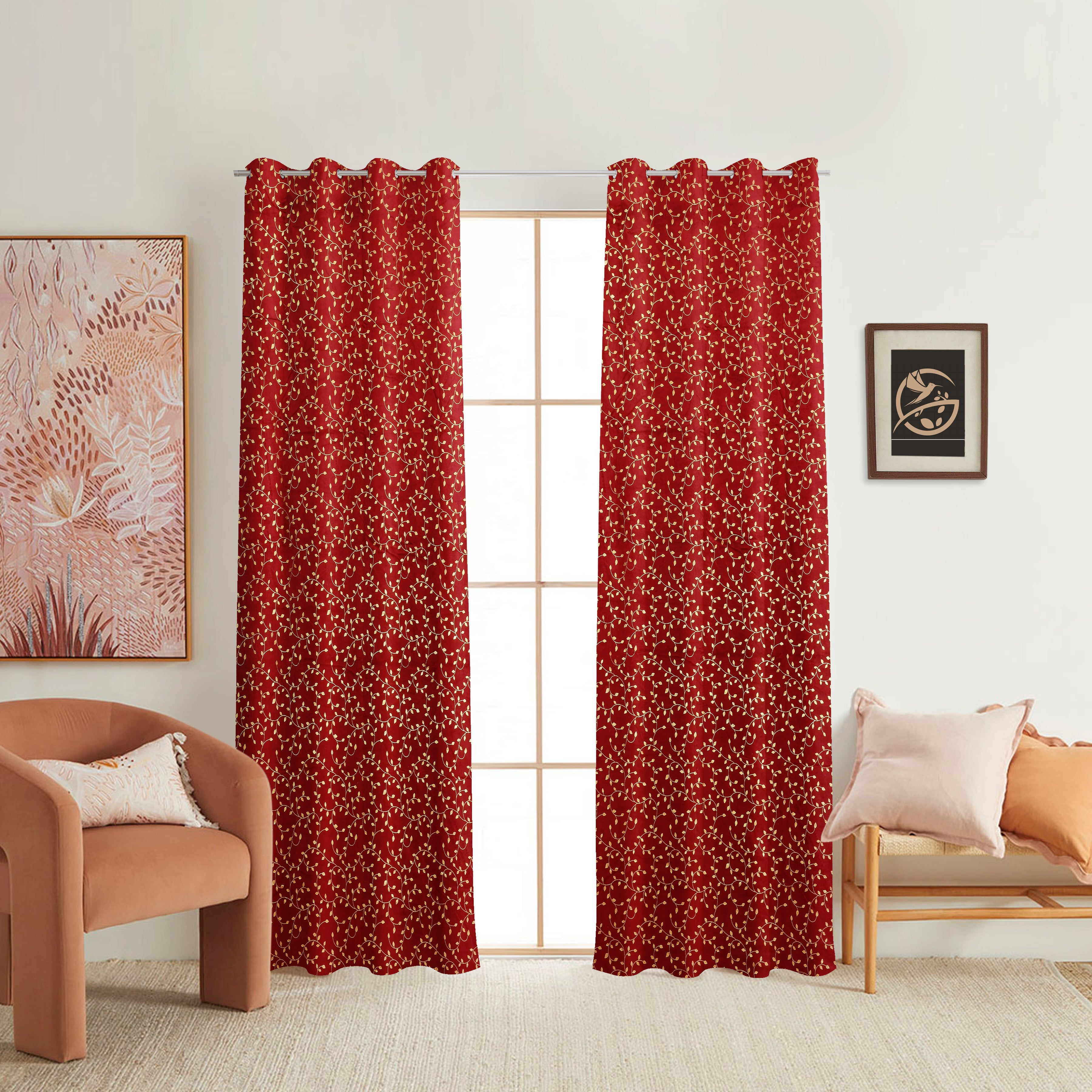 velvet curtains (Buti foil)