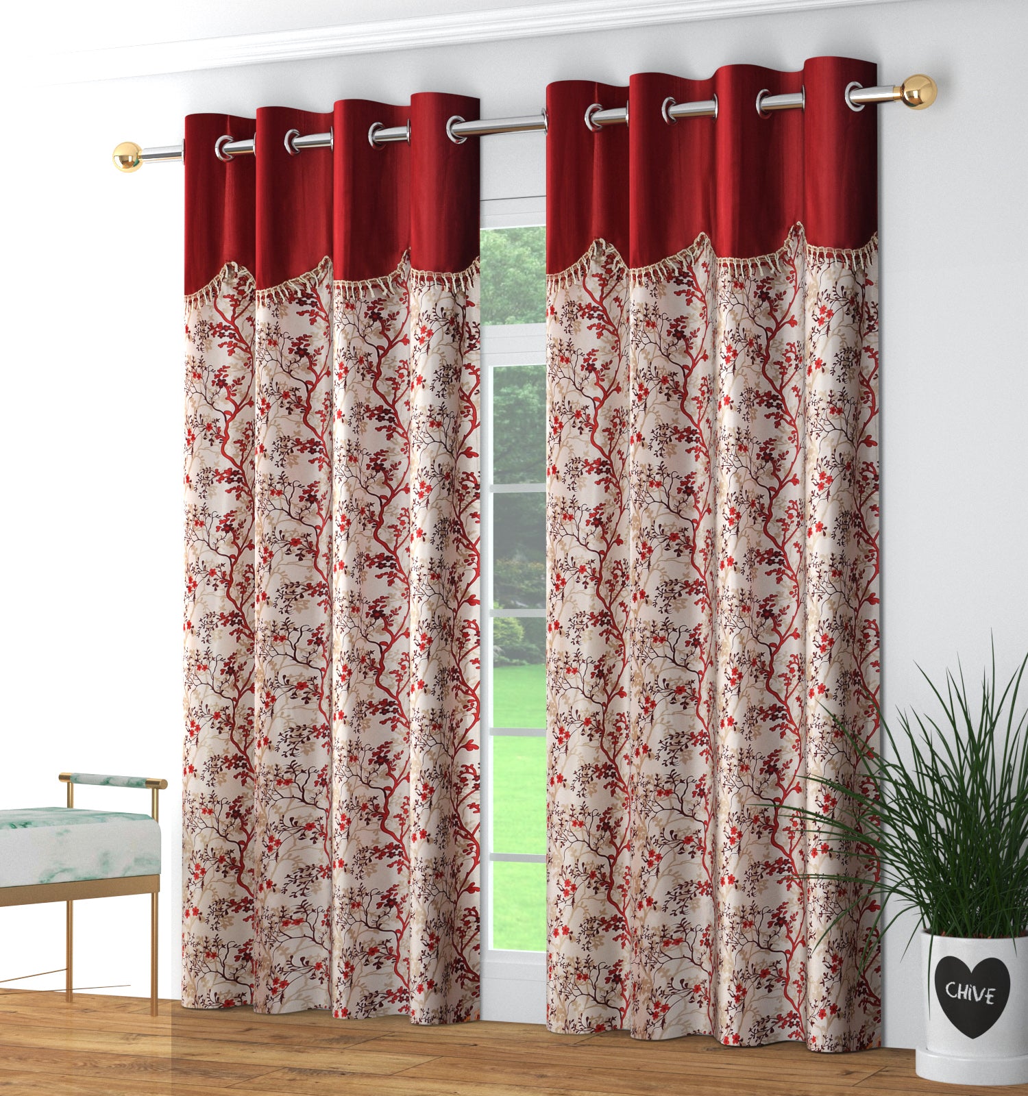 Surbhi SILMILI JHALLAR curtains