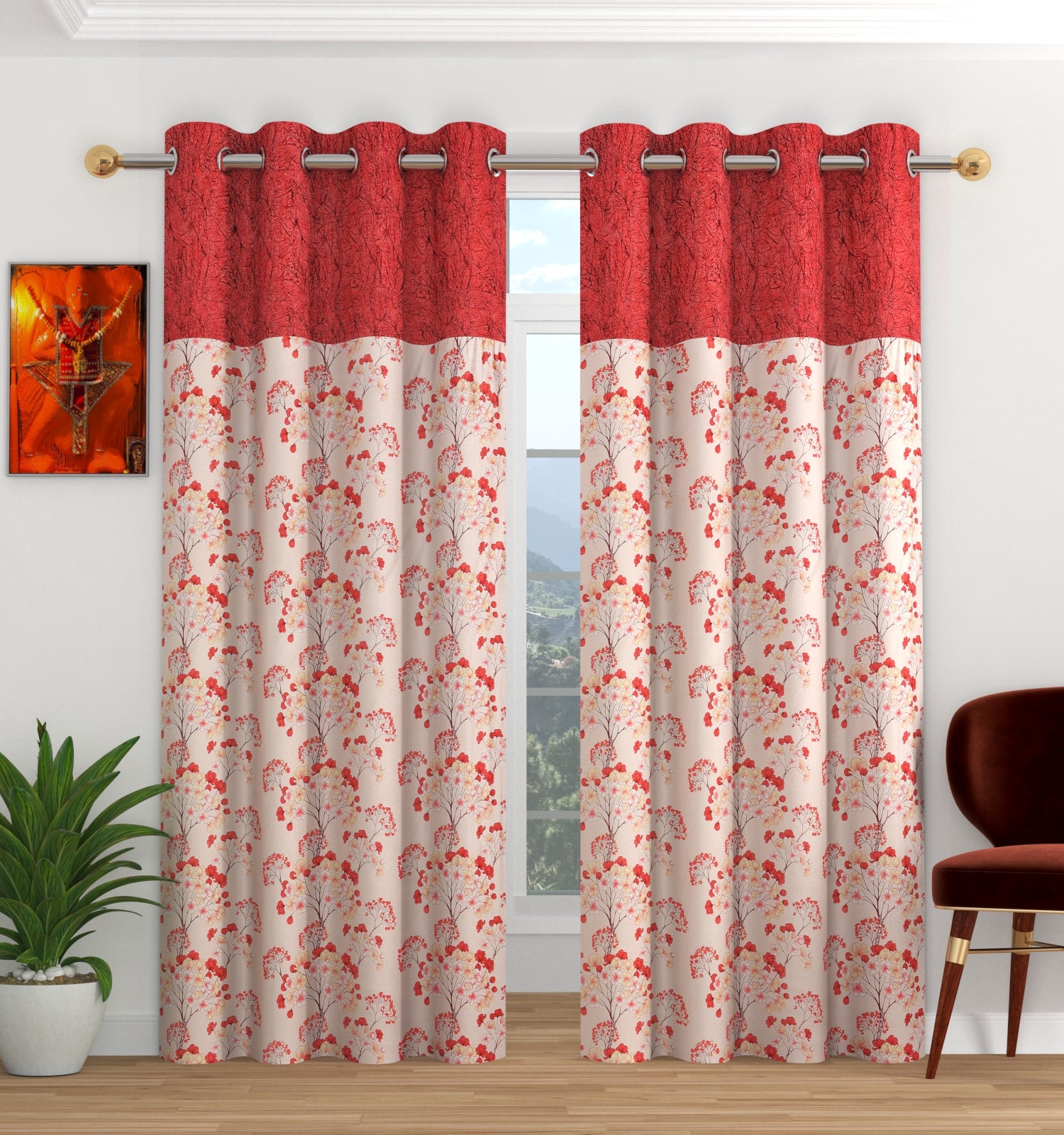 Camrin Patch (Rainbow umbrella) Curtains