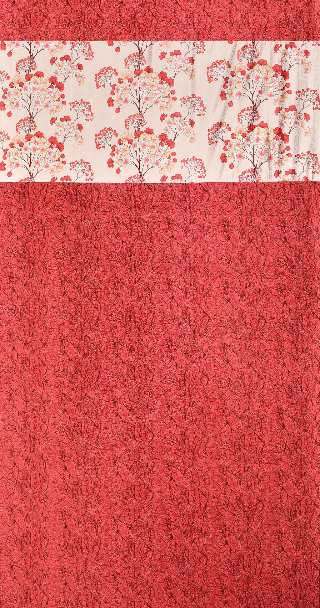 Maroon Camrin patch for curtains by The Digital Kart, featuring umbrella design on fabric patch for home decor.