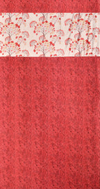 Maroon Camrin patch for curtains by The Digital Kart, featuring umbrella design on fabric patch for home decor.