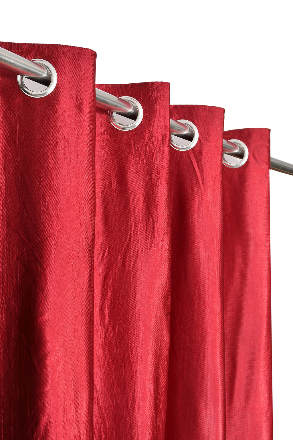 Maroon long crush plain fabric from The Digital Kart, showcasing smooth texture and vibrant color for stylish clothing designs.