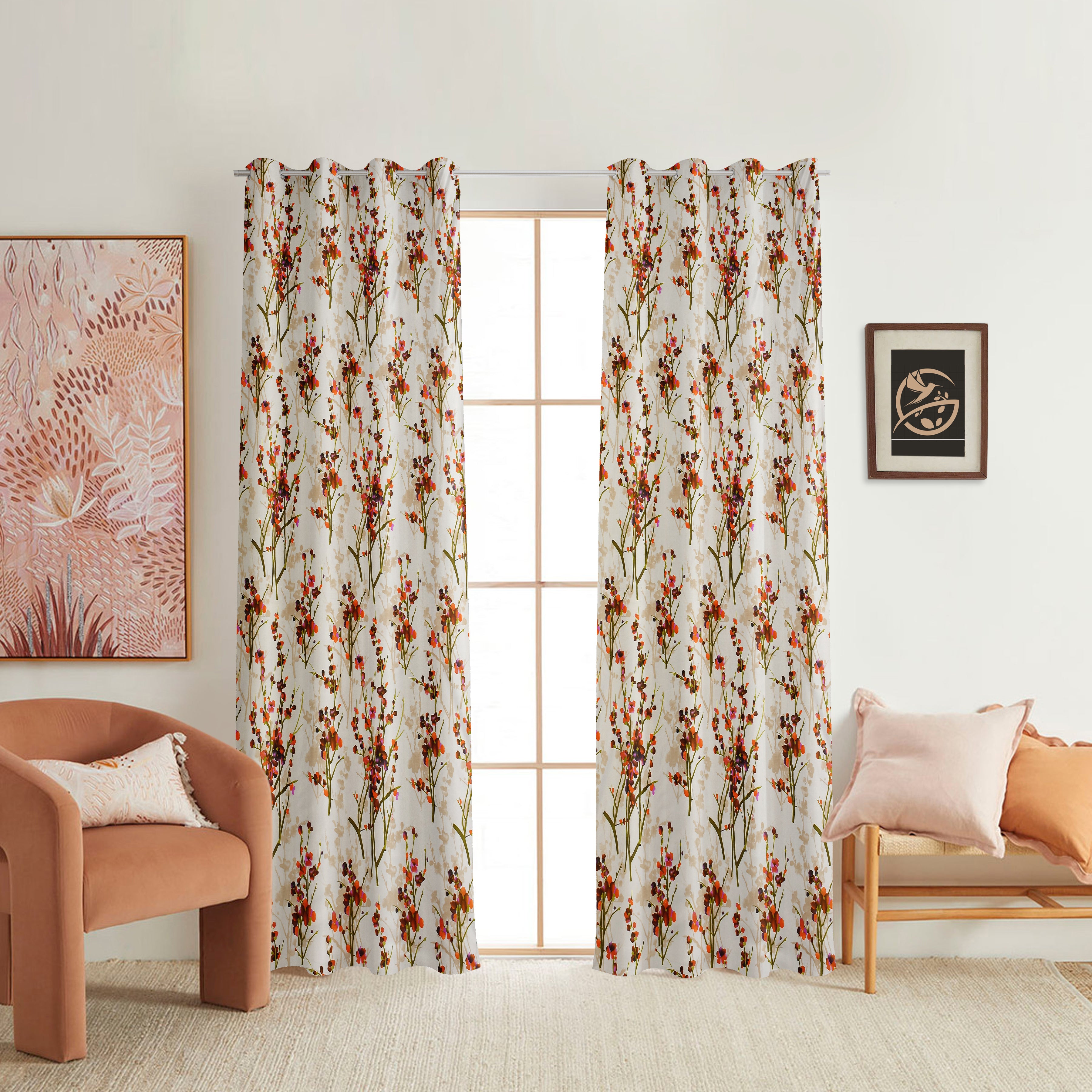 Surbhi Tulsi print curtains