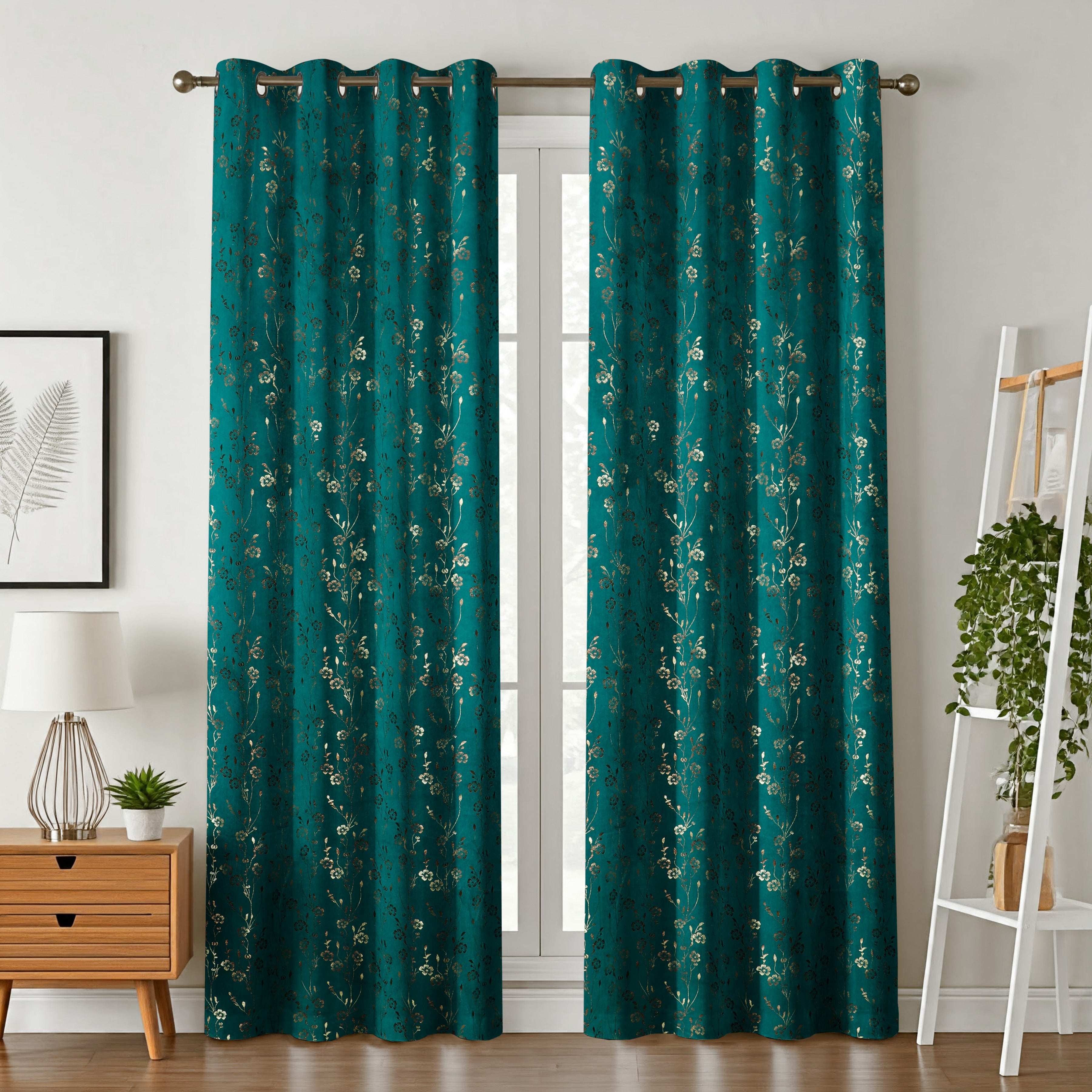Multi Foil Rose Velvet