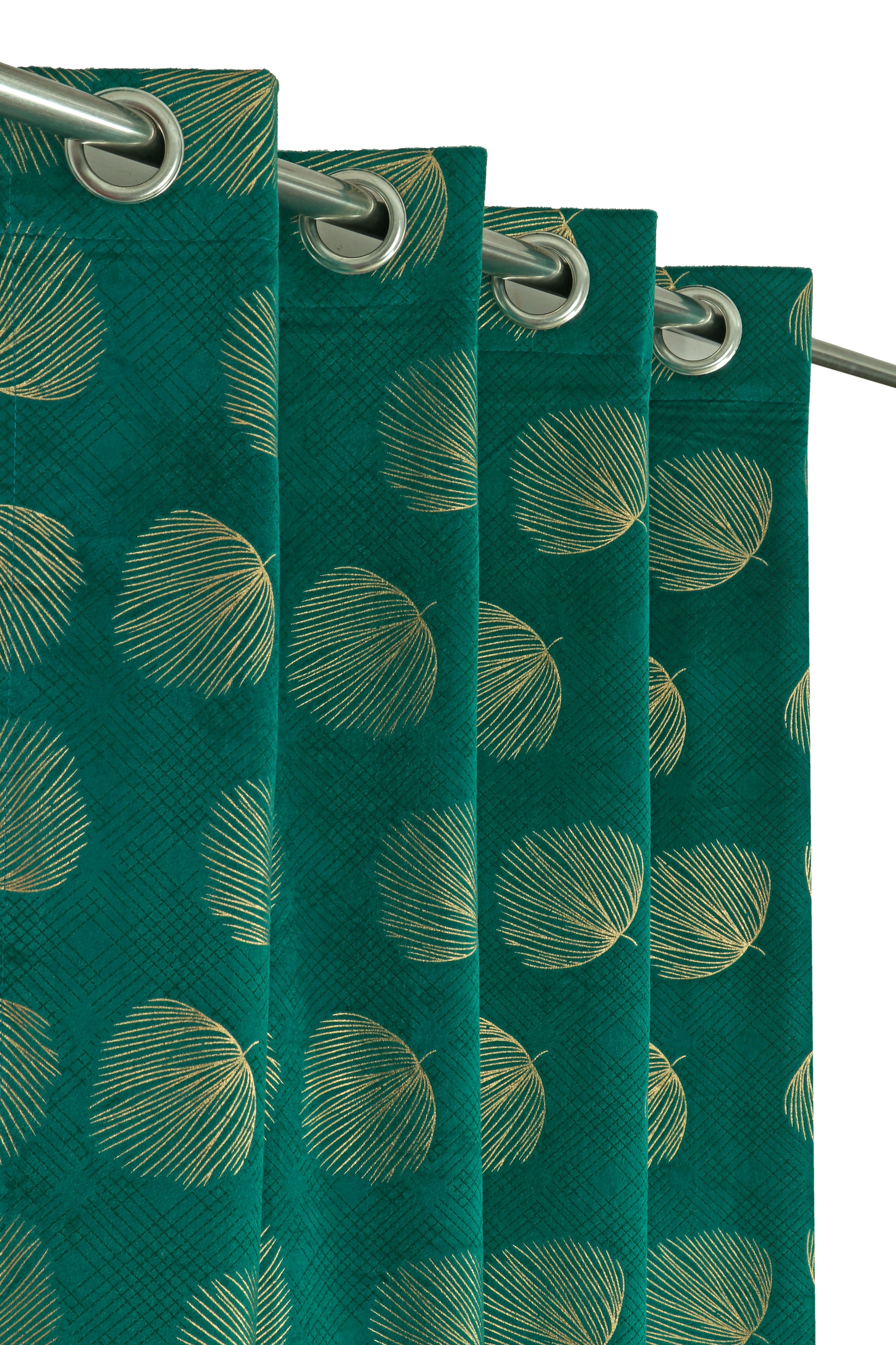 Multifoil Velvet peepal Patta Curtains