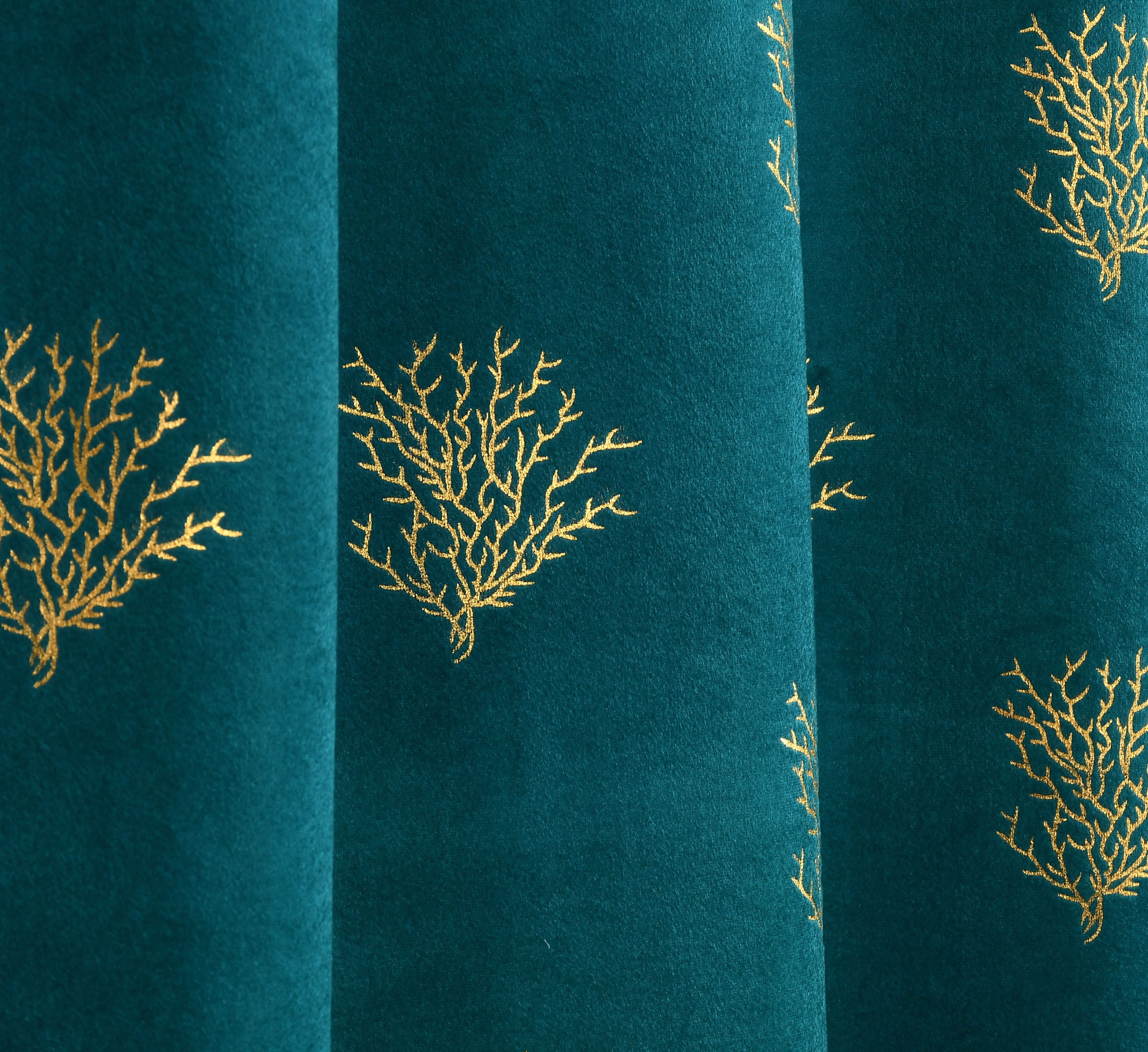 Velvet Curtains With Regal Foil