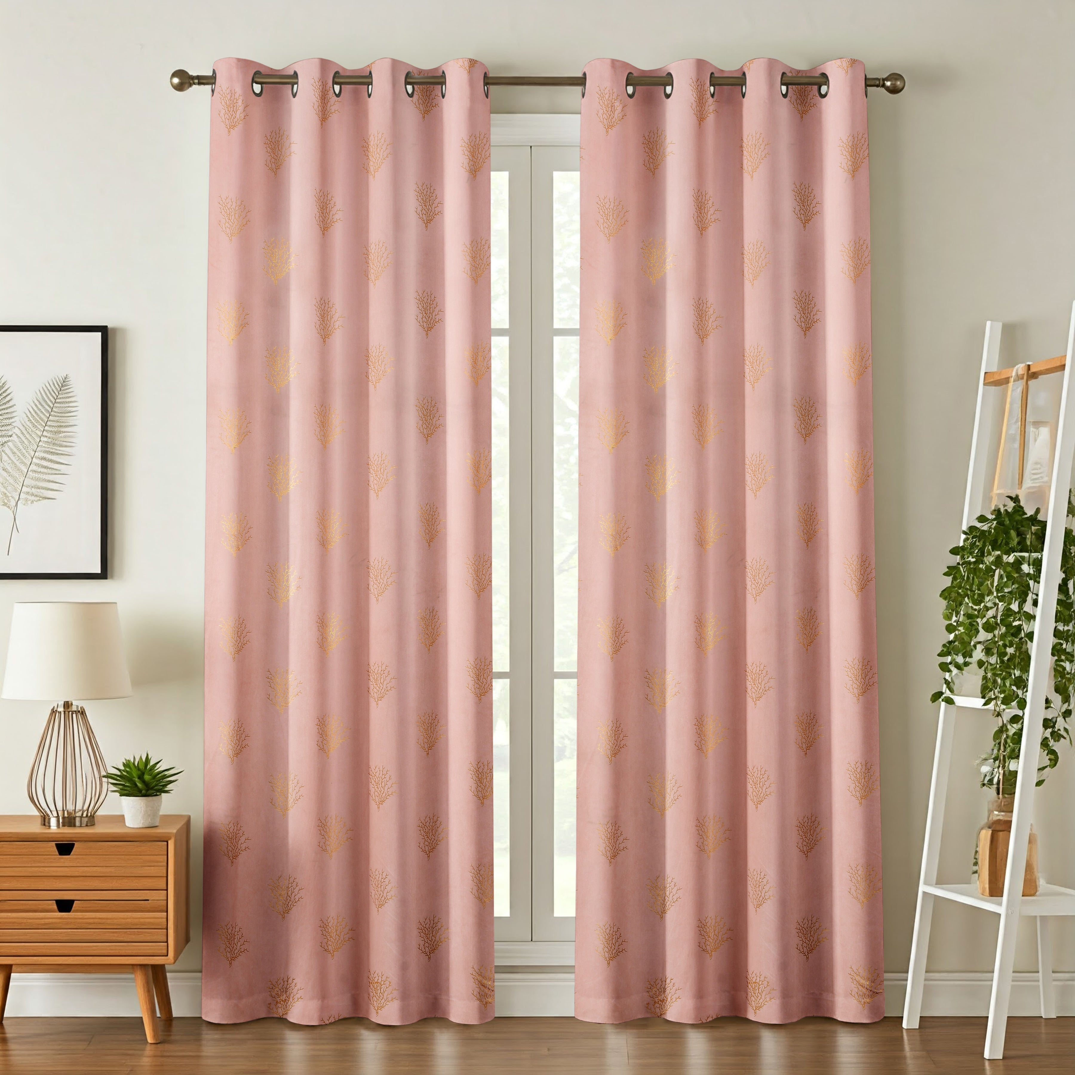 Velvet Curtains With Regal Foil