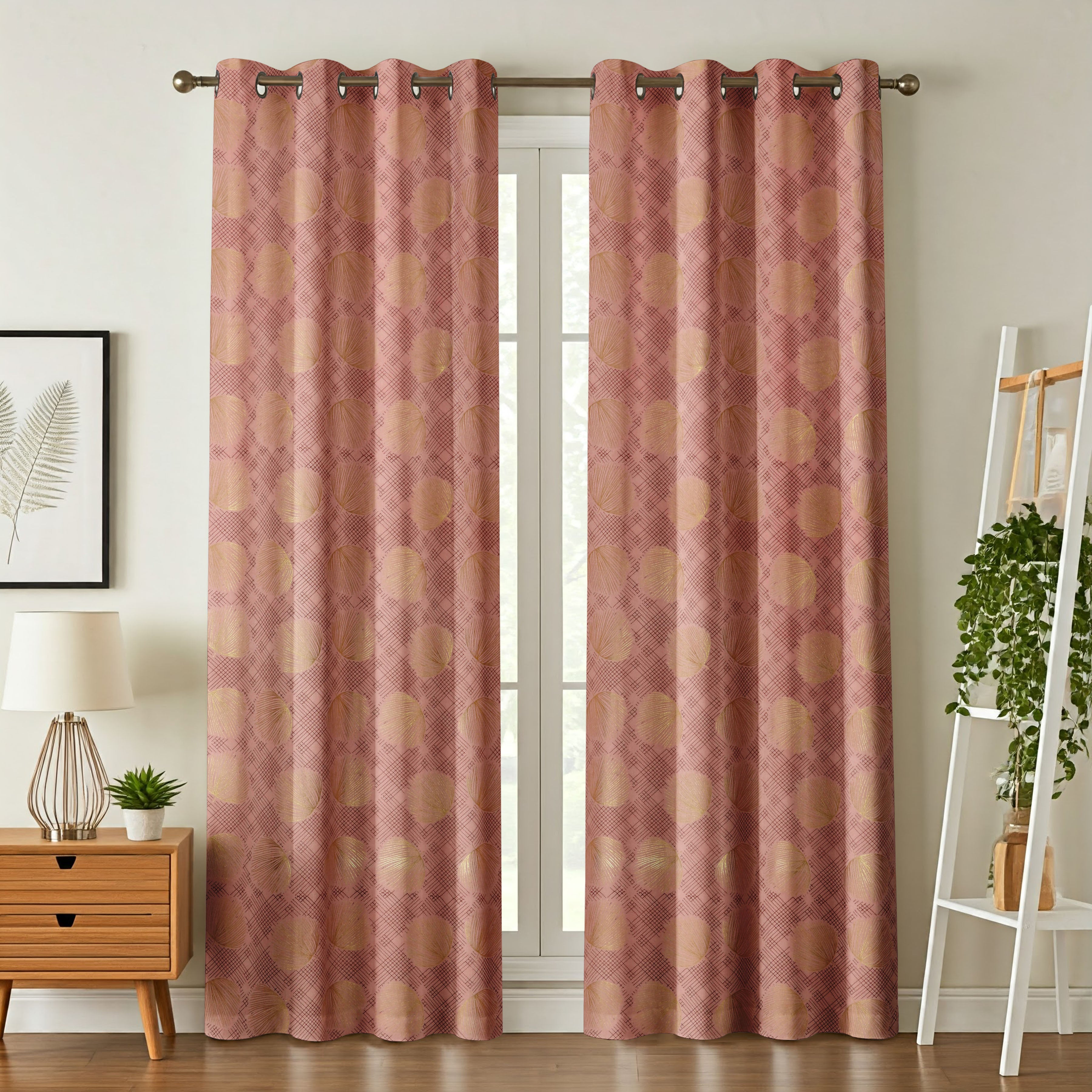 Multifoil Velvet peepal Patta Curtains
