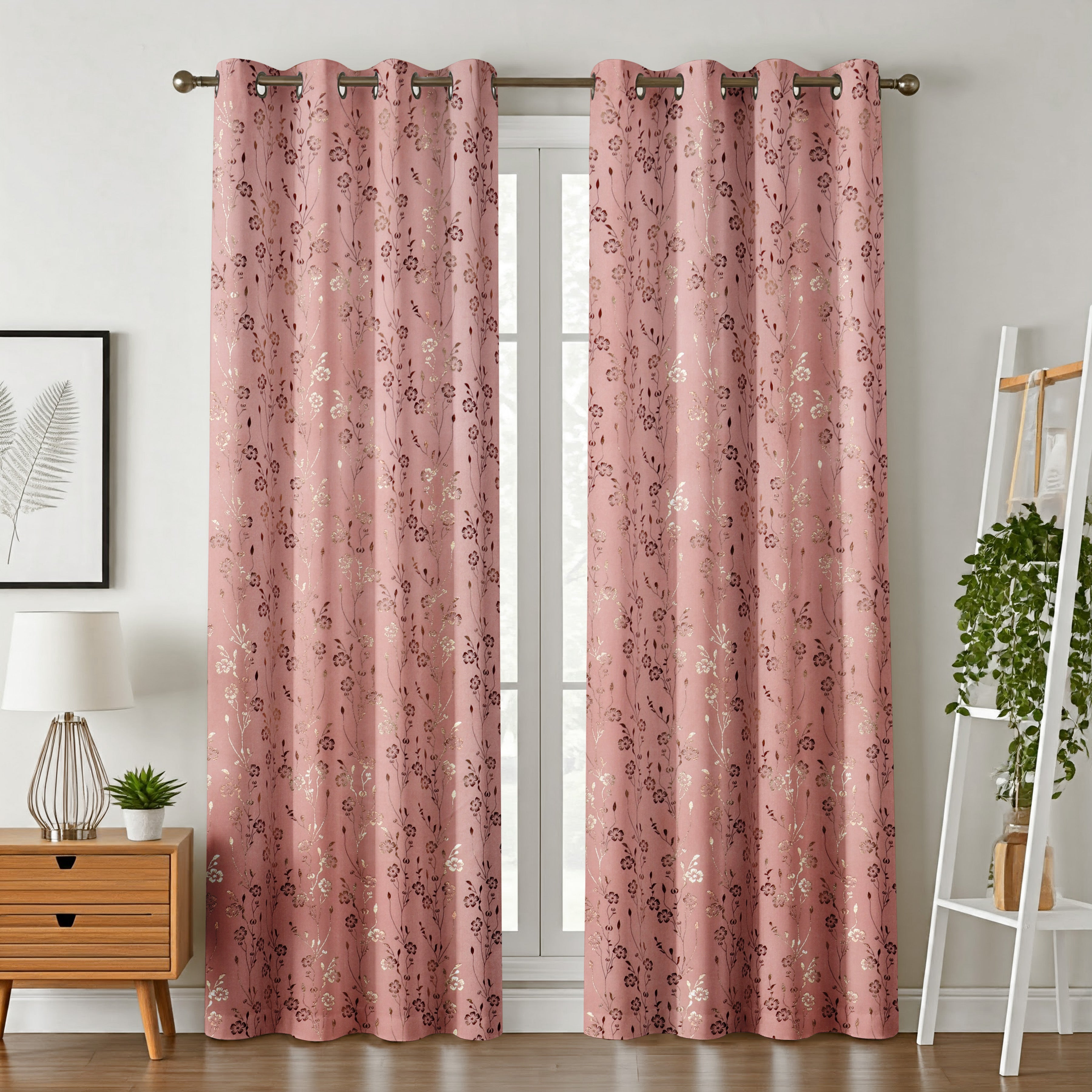 Multi Foil Rose Velvet