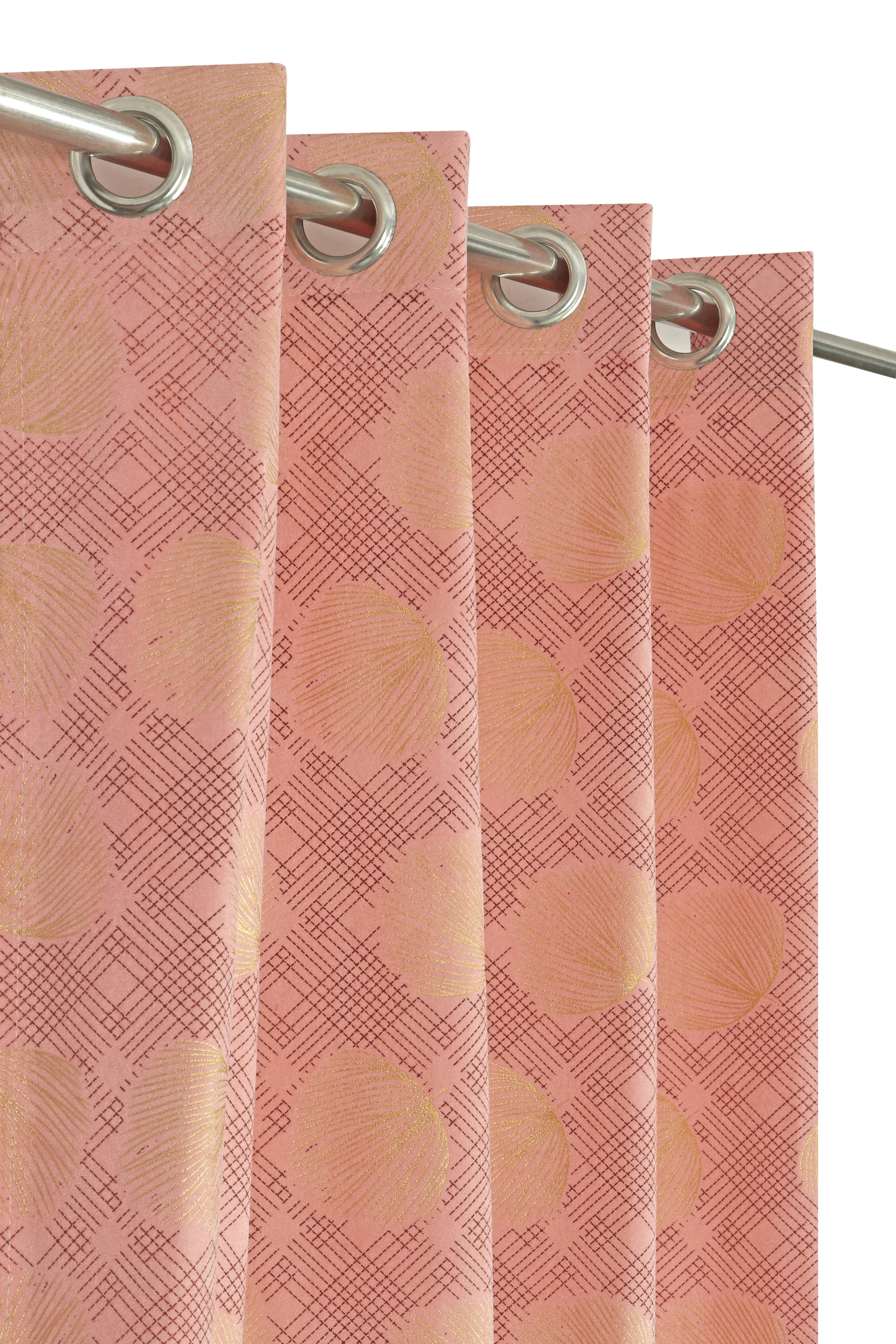 Multifoil Velvet peepal Patta Curtains