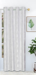 White tree punch curtains from The Digital Kart featuring a modern tree pattern, perfect for stylish window decor.