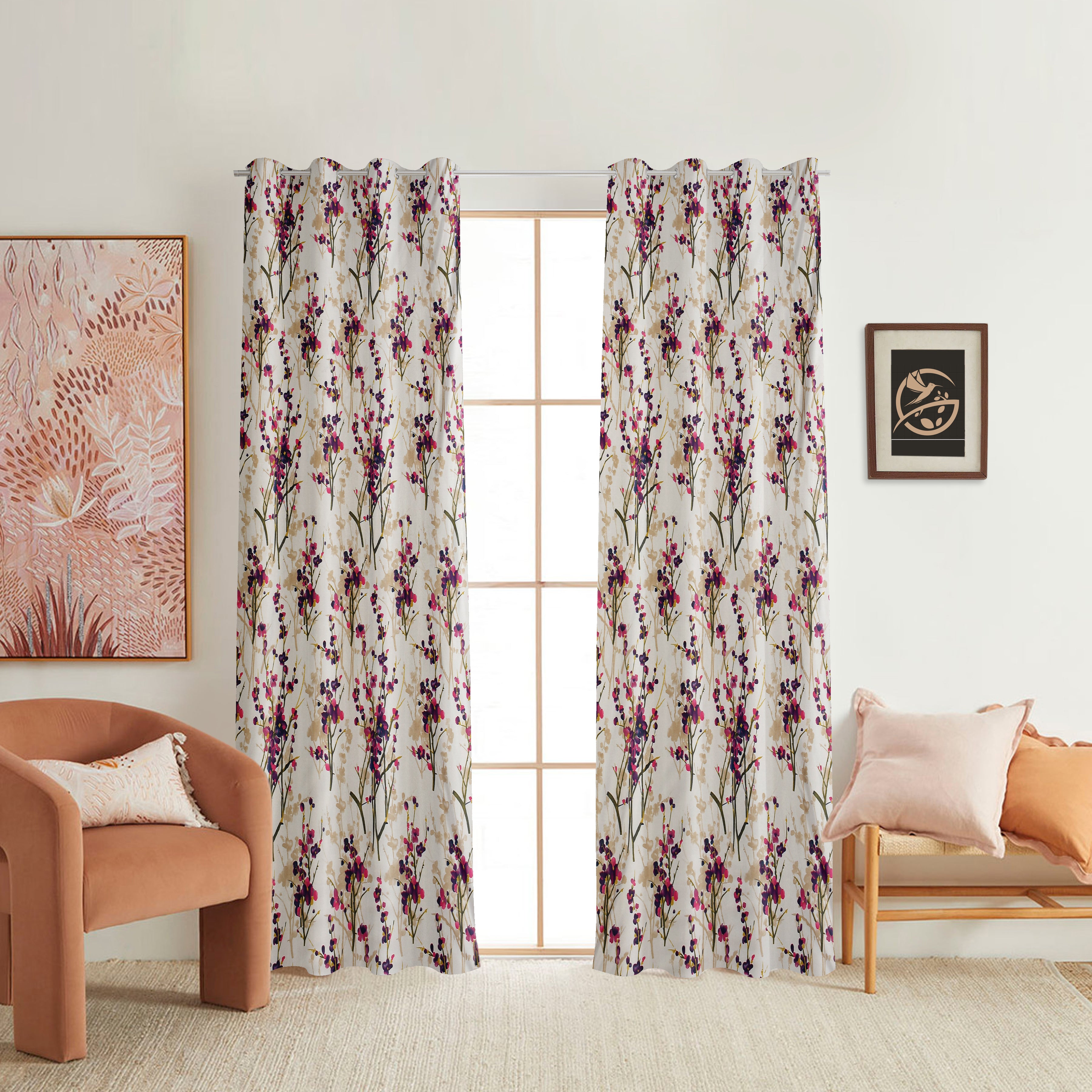 Surbhi Tulsi print curtains