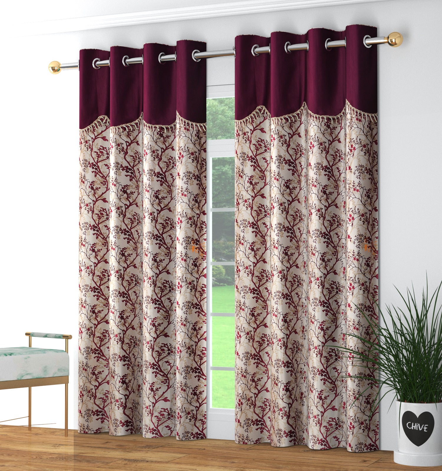 Surbhi SILMILI JHALLAR curtains