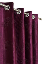 Tree punch curtains with a printed tree design, featuring a stylish and decorative window treatment from The Digital Kart.