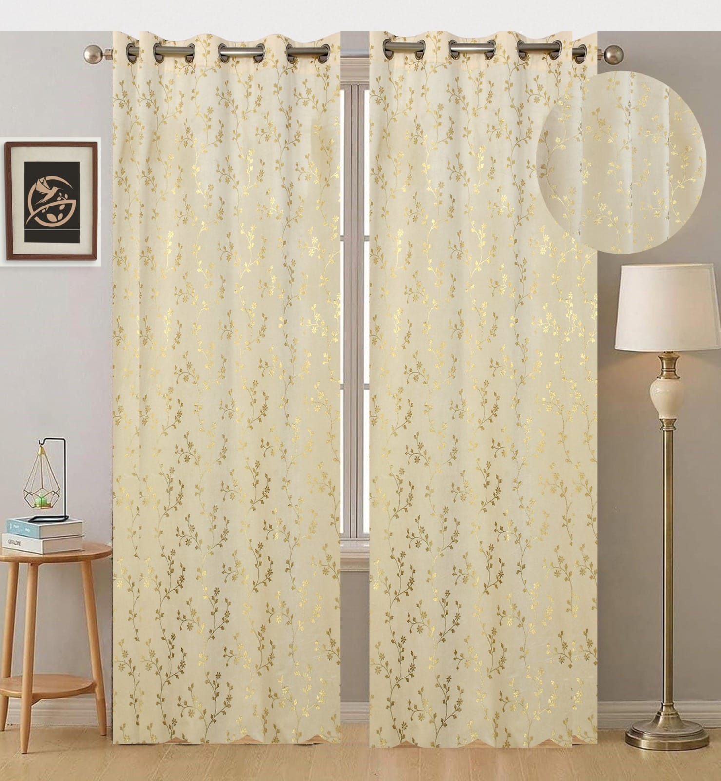 Velvet curtains ( APNA FOIL )