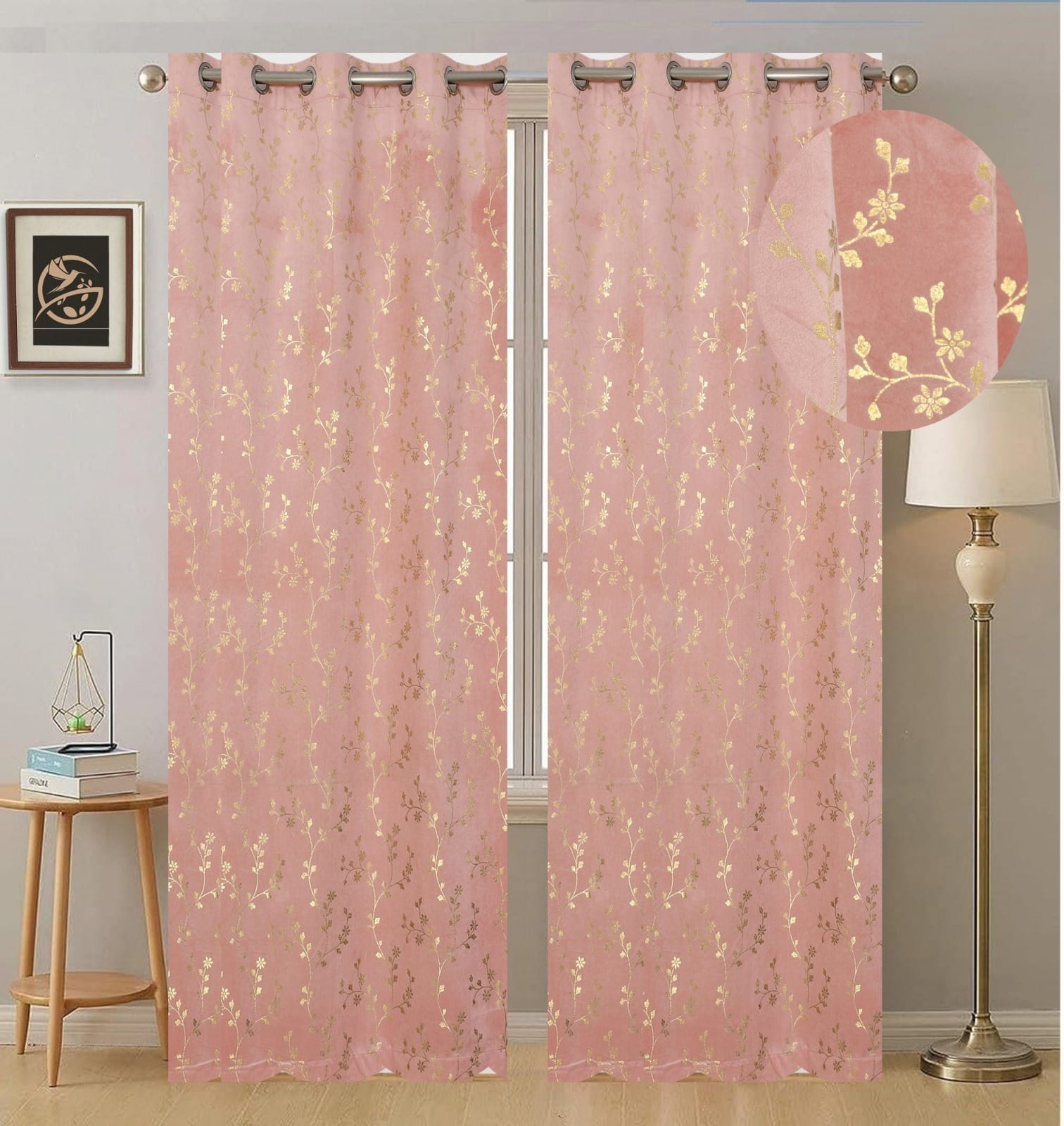 Velvet curtains ( APNA FOIL )